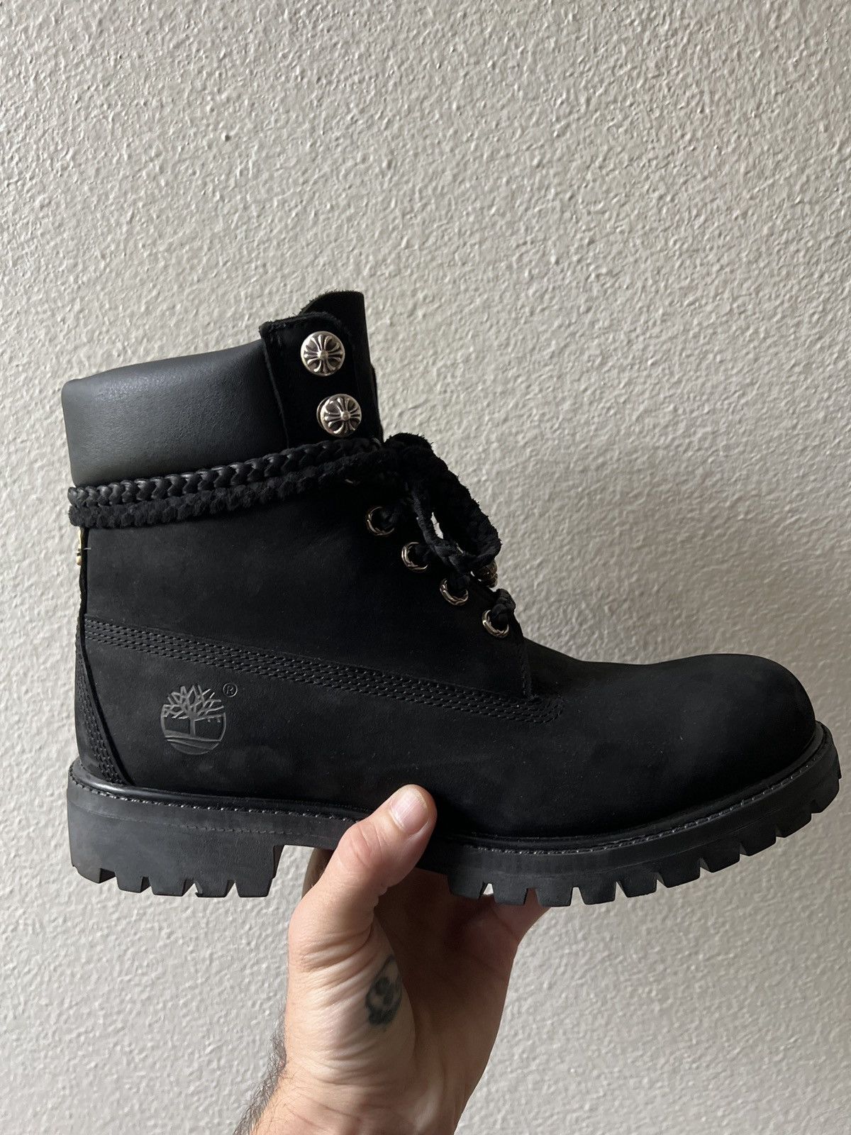 Chrome Hearts Chrome Hearts Black Timberland Boots Size US 9 / EU 42 - 5 Thumbnail