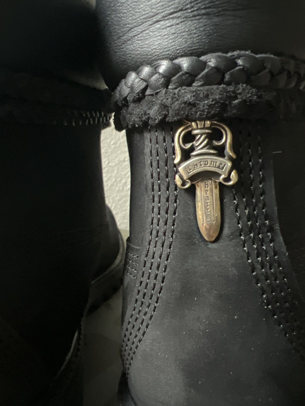 Chrome Hearts Chrome Hearts Black Timberland Boots Size US 9 / EU 42 - 4 Thumbnail