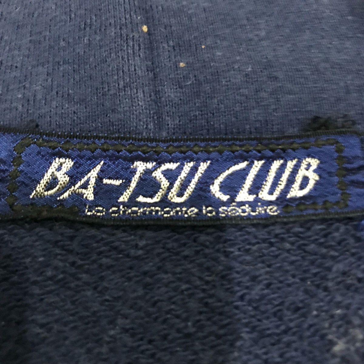 Japanese Brand × Vintage BA-TSU CLUB Hoodie Size L Size US L / EU 52-54 / 3 - 8 Thumbnail