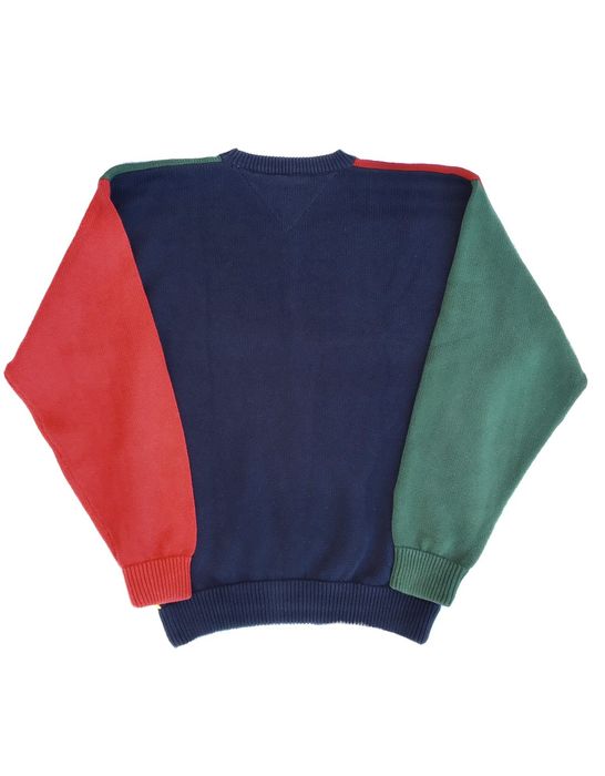 Vintage Vintage Tommy Hilfiger 90s colorblock knit sweater golf