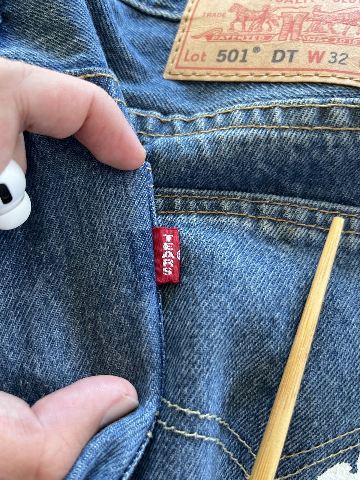 DENIM TEARS × Levi's OG denim tears levi’s 501 blue wash Size US 32 / EU 48 - 4 Thumbnail