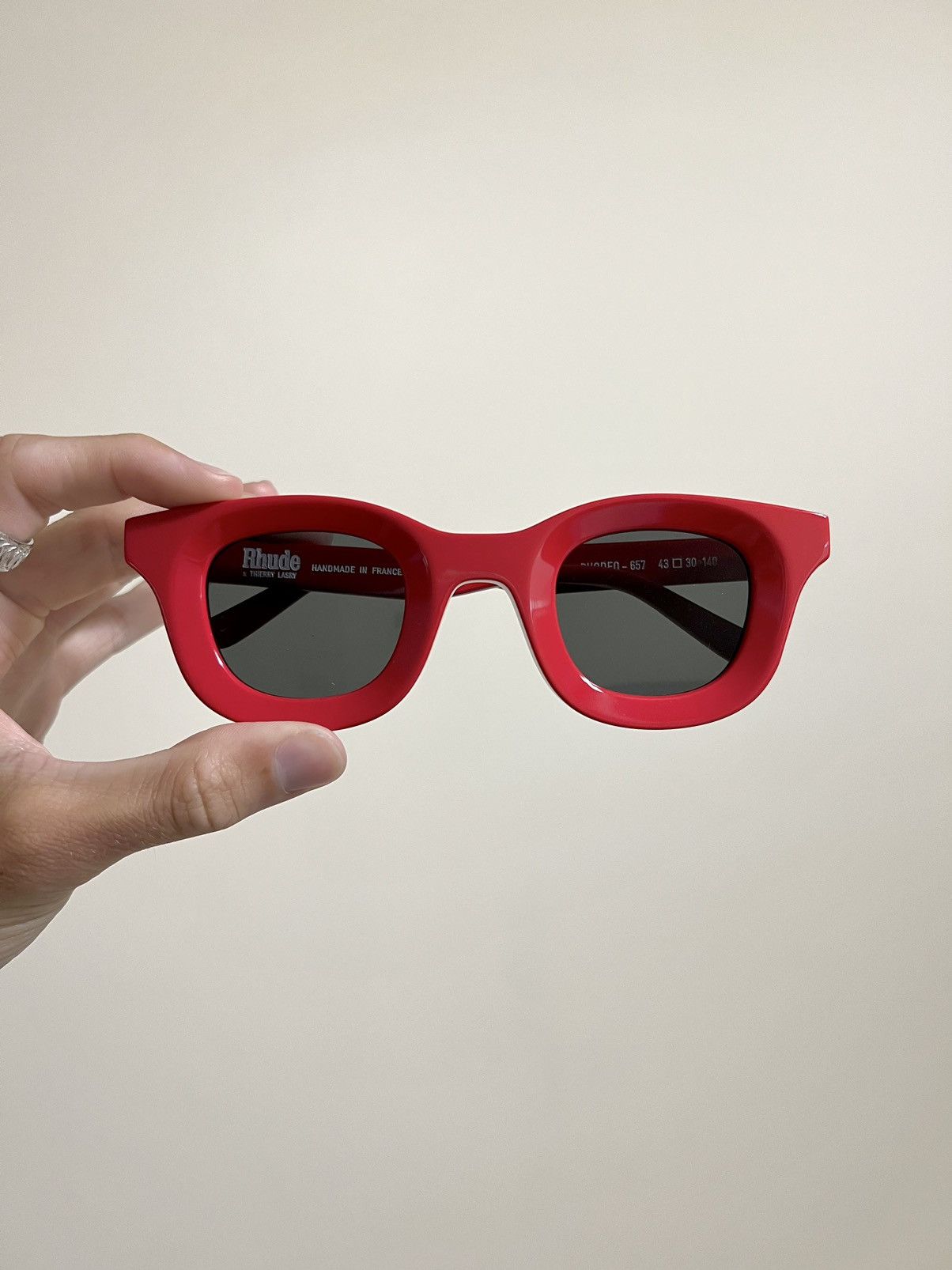 image of Rhude Thierry Lasry Candy Red Rhodeo Sunglasses, Men's