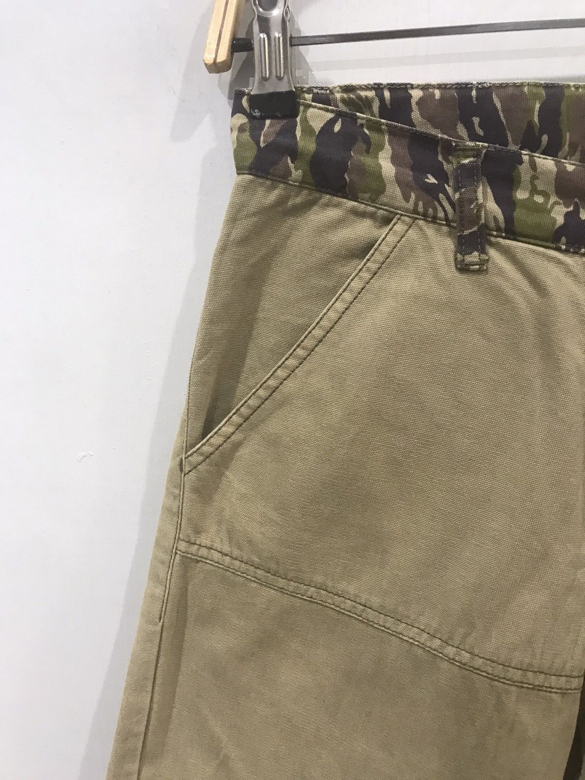 Japanese Brand WASK Japan Two Tones Tiger Short Pant Size US 26 / EU 42 - 3 Thumbnail