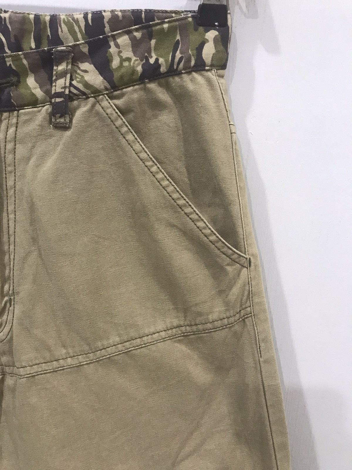 Japanese Brand WASK Japan Two Tones Tiger Short Pant Size US 26 / EU 42 - 2 Thumbnail