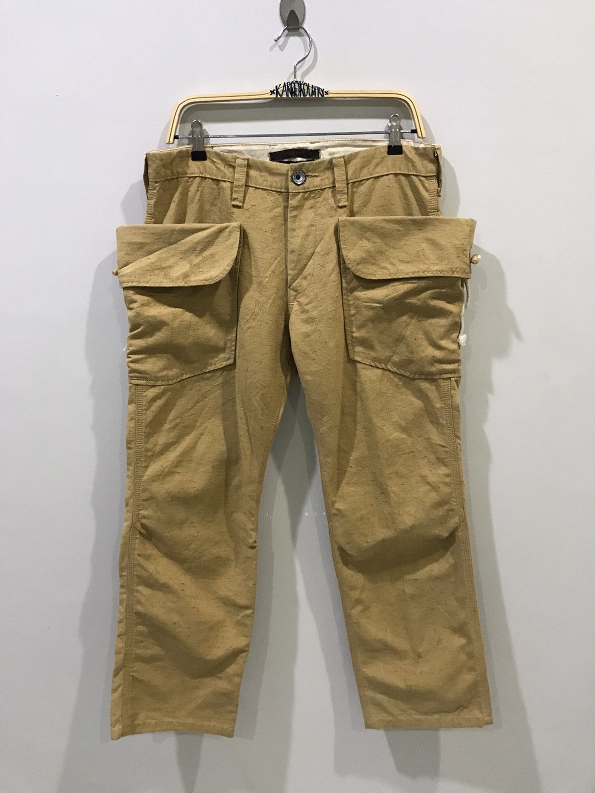 Designer × Japanese Brand BLUE WAY Japan Round Pocket Easy Pant Size US 34 / EU 50 - 1 Thumbnail