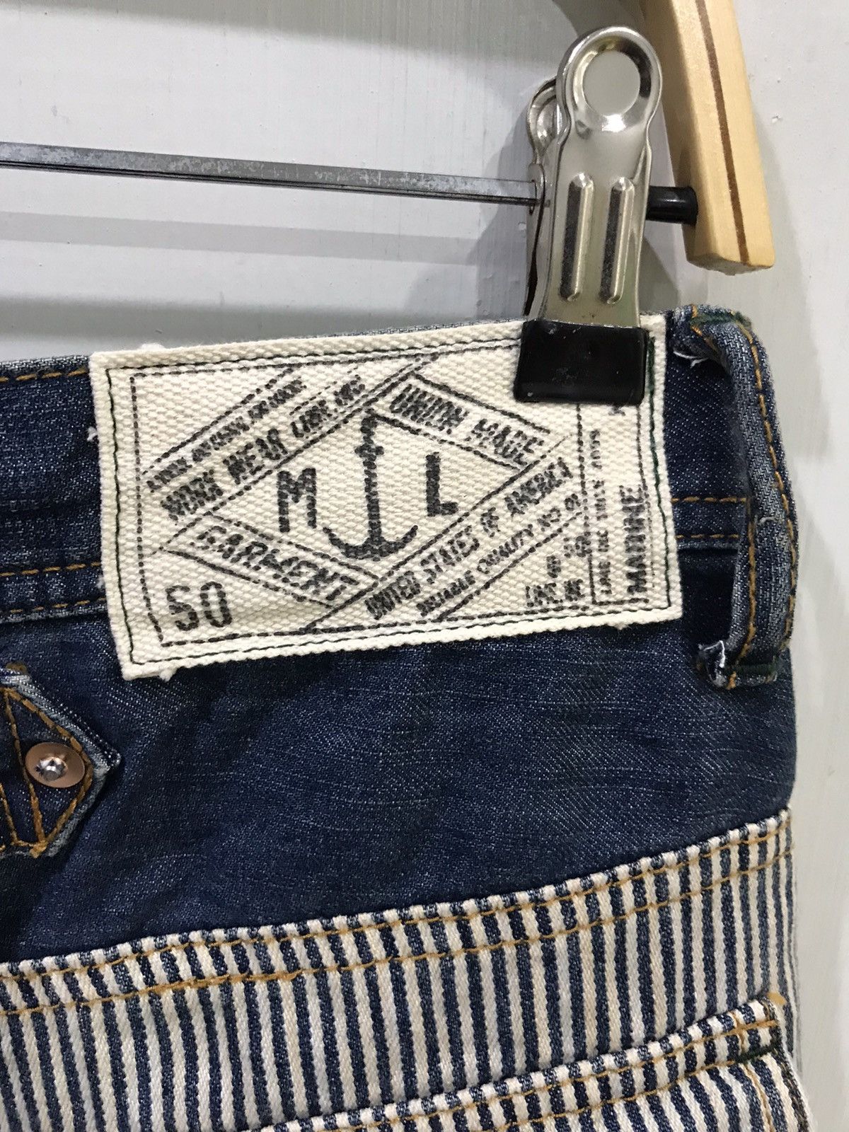 Designer × Japanese Brand LIME NCM Hybrid Hickory Denim Baker Pant Size US 29 - 12 Thumbnail