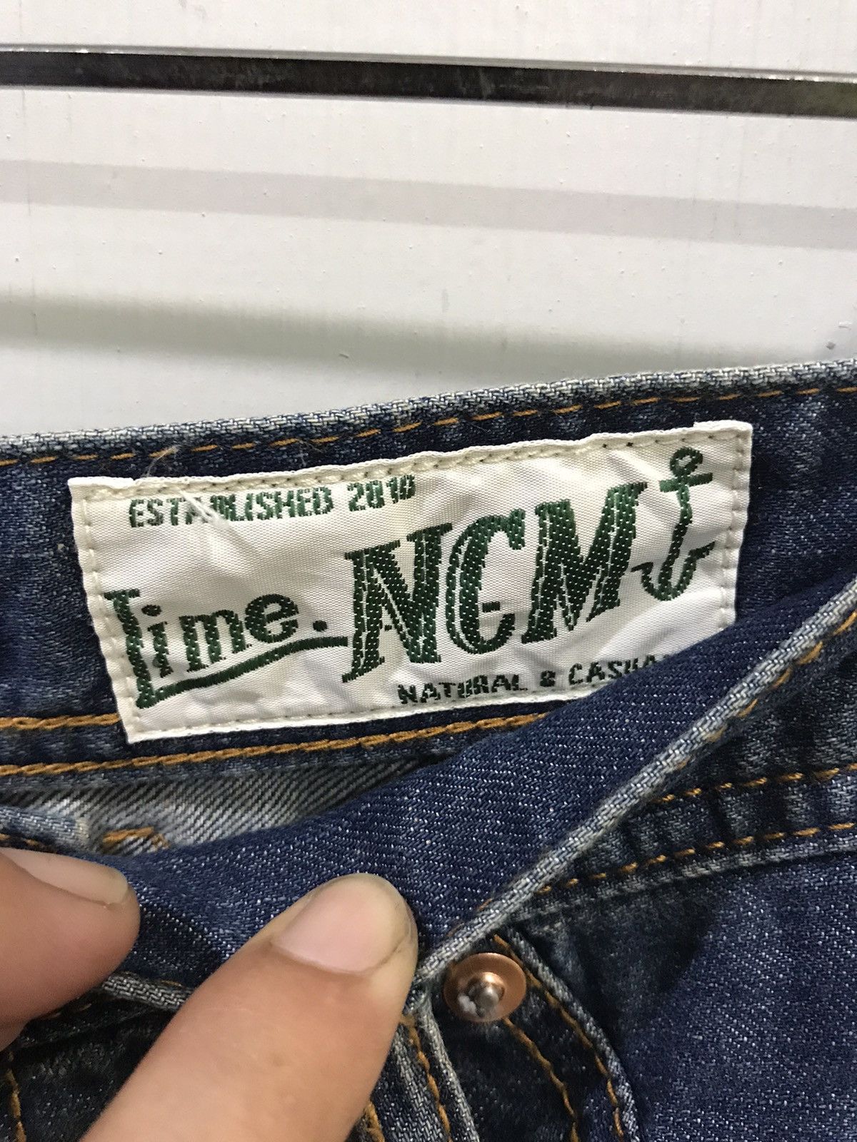 Designer × Japanese Brand LIME NCM Hybrid Hickory Denim Baker Pant Size US 29 - 7 Thumbnail