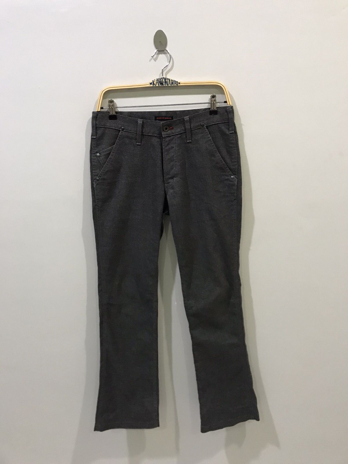 Designer × Japanese Brand Flare BLUE WAY Stylish Trouser for Office Day Size US 31 - 1 Thumbnail