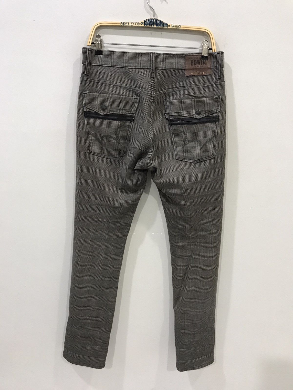 Edwin × Vintage Edwin Wild Fire Series Stretchable Plaid Skinny Japan Pant Size US 33 - 7 Thumbnail