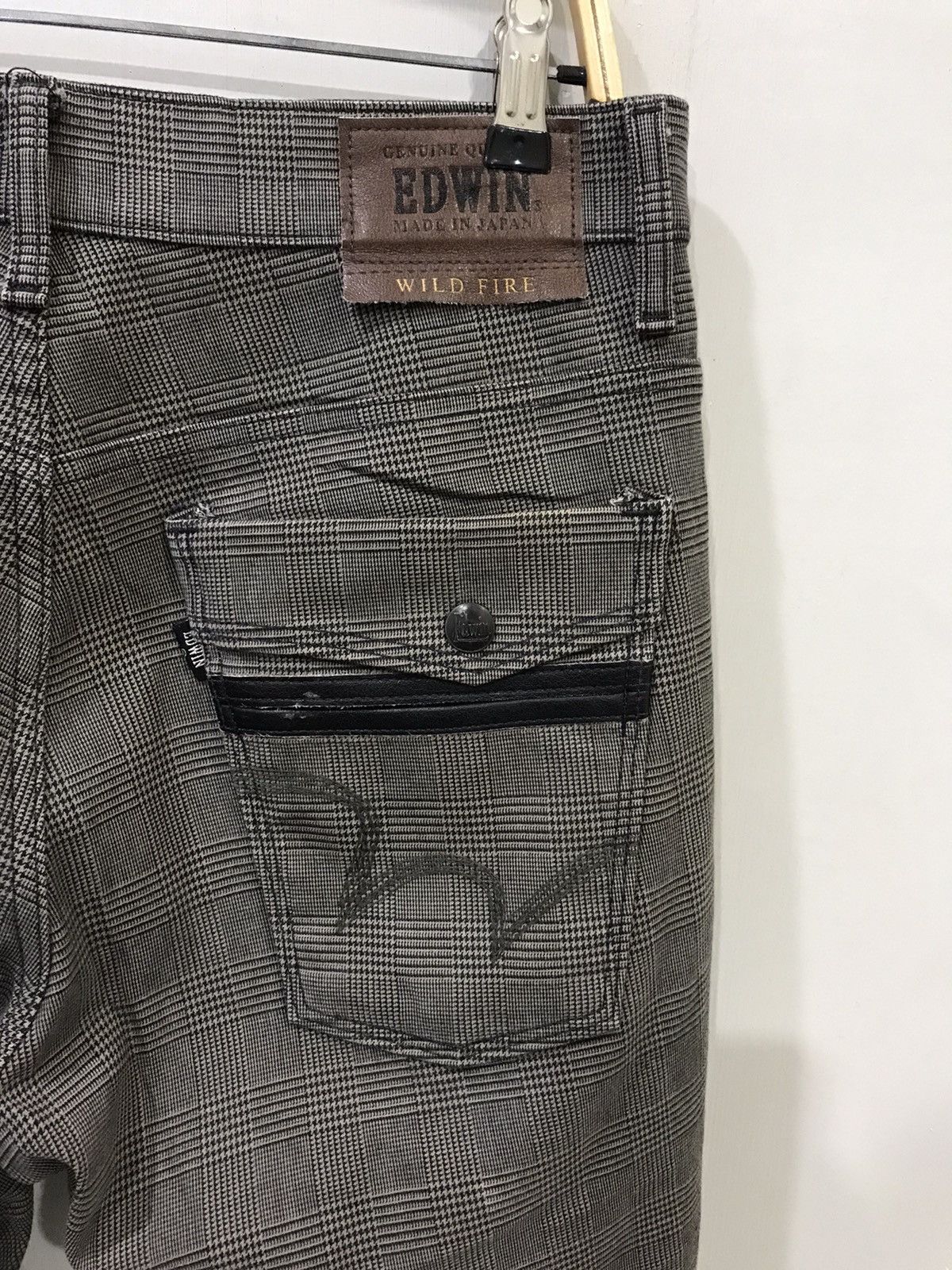Edwin × Vintage Edwin Wild Fire Series Stretchable Plaid Skinny Japan Pant Size US 33 - 8 Thumbnail