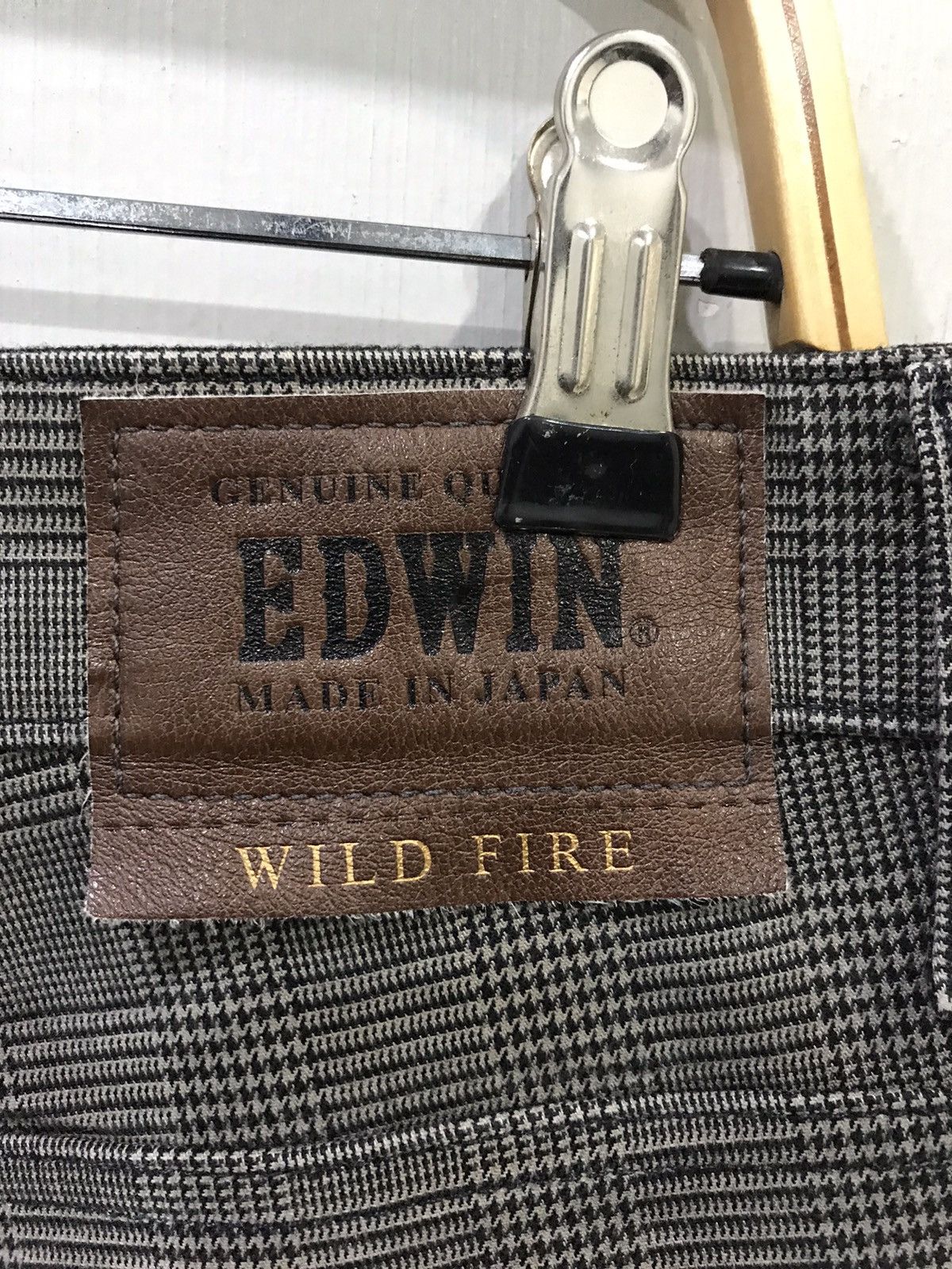 Edwin × Vintage Edwin Wild Fire Series Stretchable Plaid Skinny Japan Pant Size US 33 - 12 Thumbnail