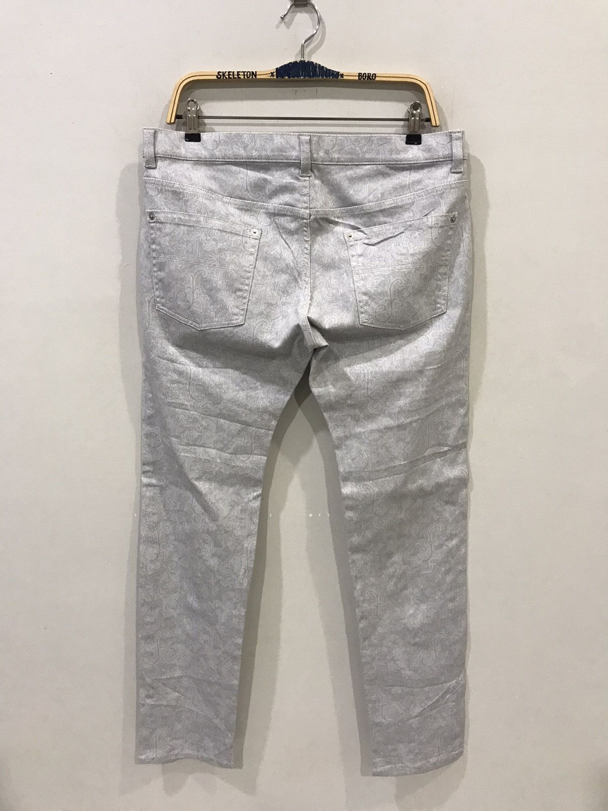Designer × Japanese Brand LAURA FELICE Paisley Full Print Stretchable Skinny Pant Size US 34 / EU 50 - 7 Thumbnail