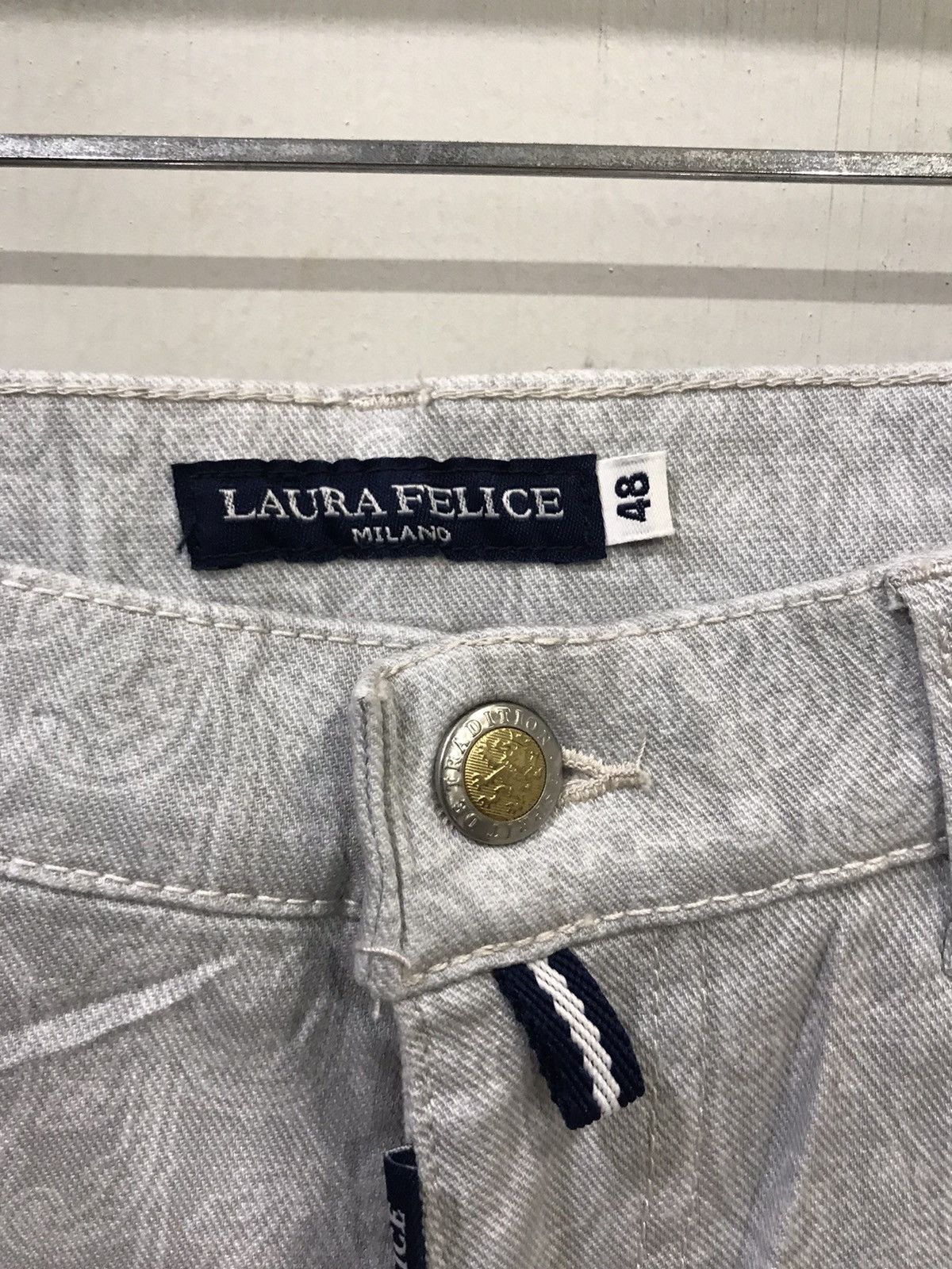 Designer × Japanese Brand LAURA FELICE Paisley Full Print Stretchable Skinny Pant Size US 34 / EU 50 - 2 Thumbnail