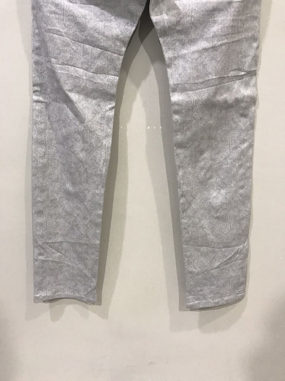 Designer × Japanese Brand LAURA FELICE Paisley Full Print Stretchable Skinny Pant Size US 34 / EU 50 - 10 Thumbnail