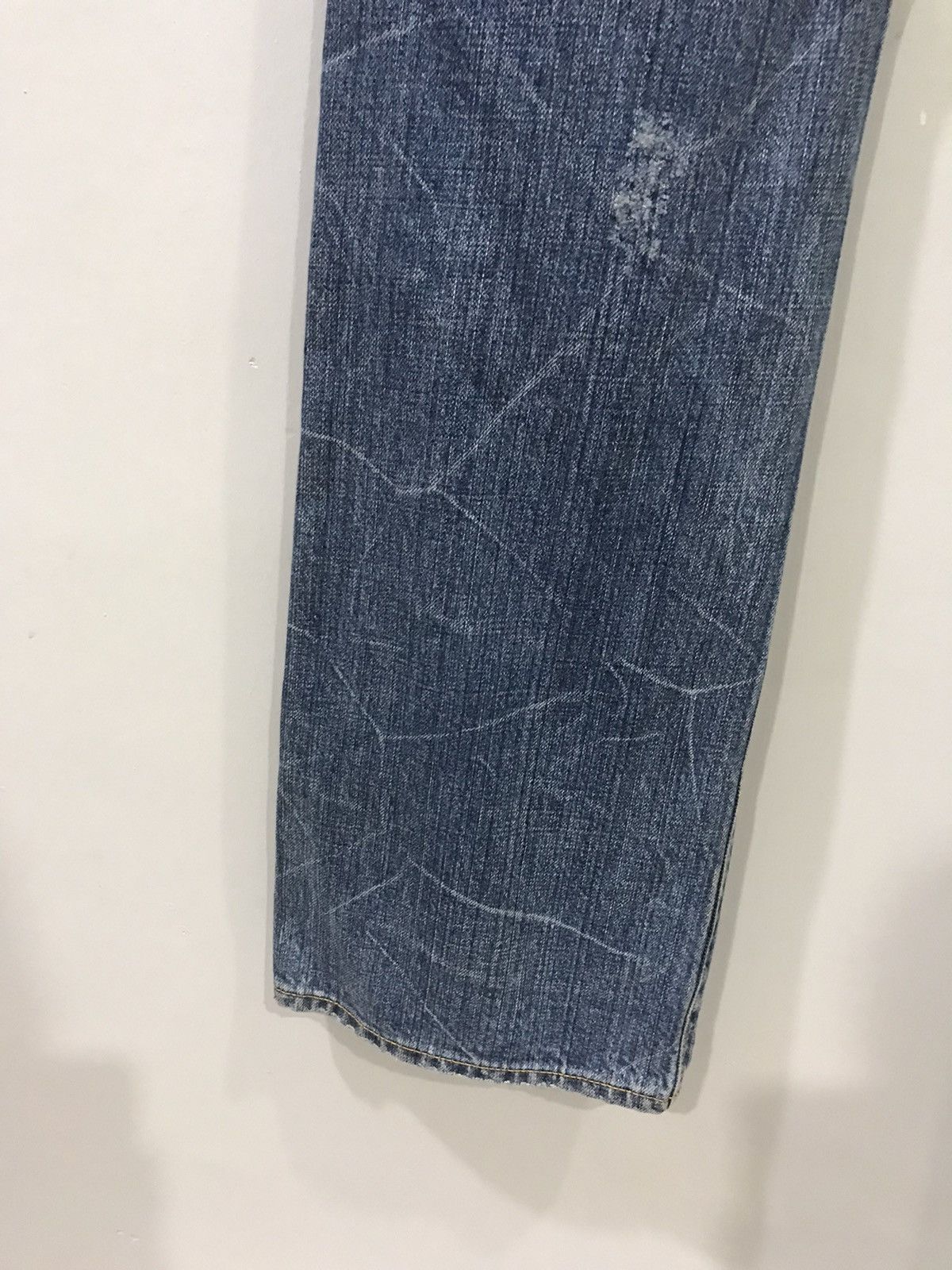 Designer × Japanese Brand CO&LU Japan Distressed SpellOut Denim Size US 32 / EU 48 - 17 Thumbnail