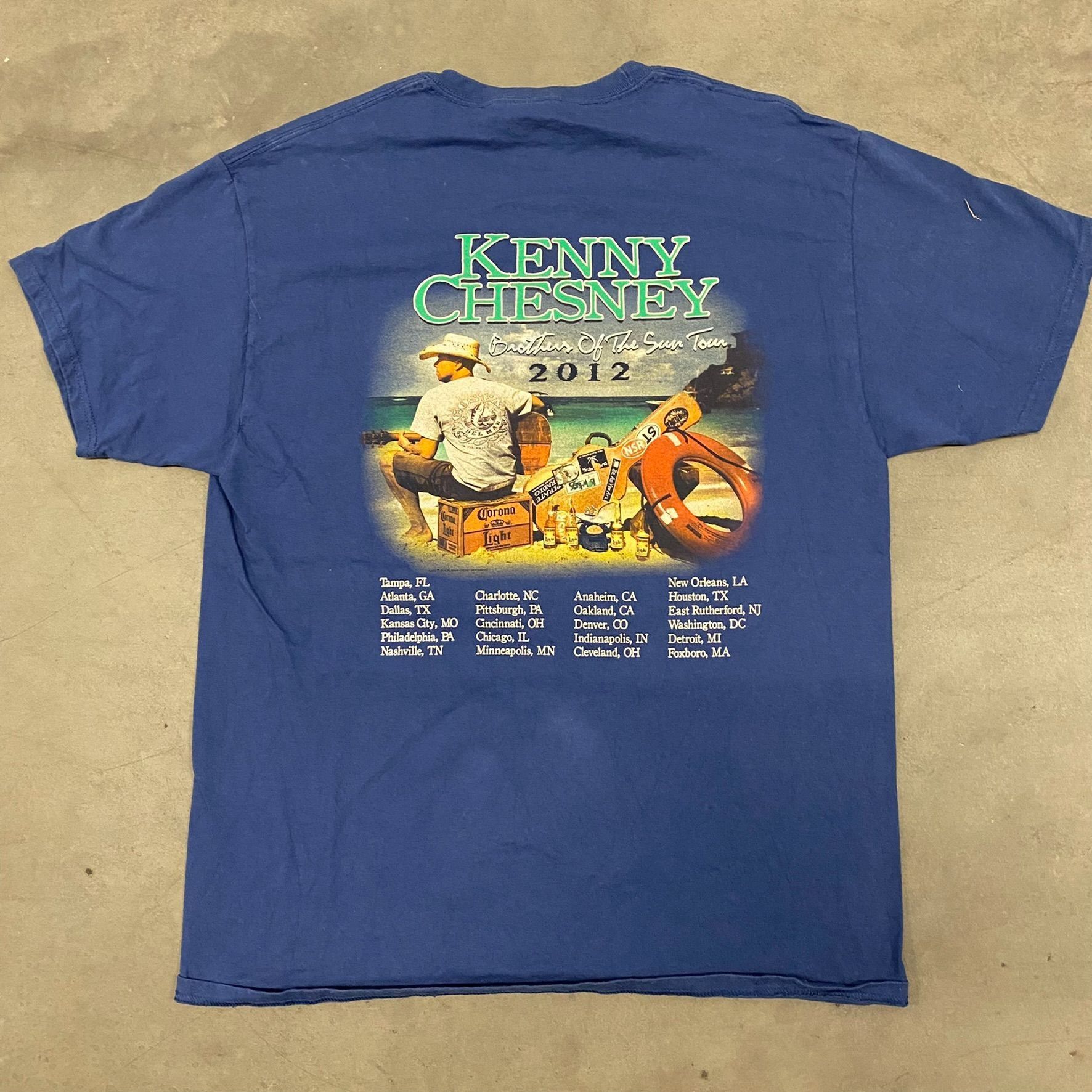 Hanes Kenny Chesney Vintage Country Music T-Shirt Size US L / EU 52-54 / 3 - 4 Thumbnail