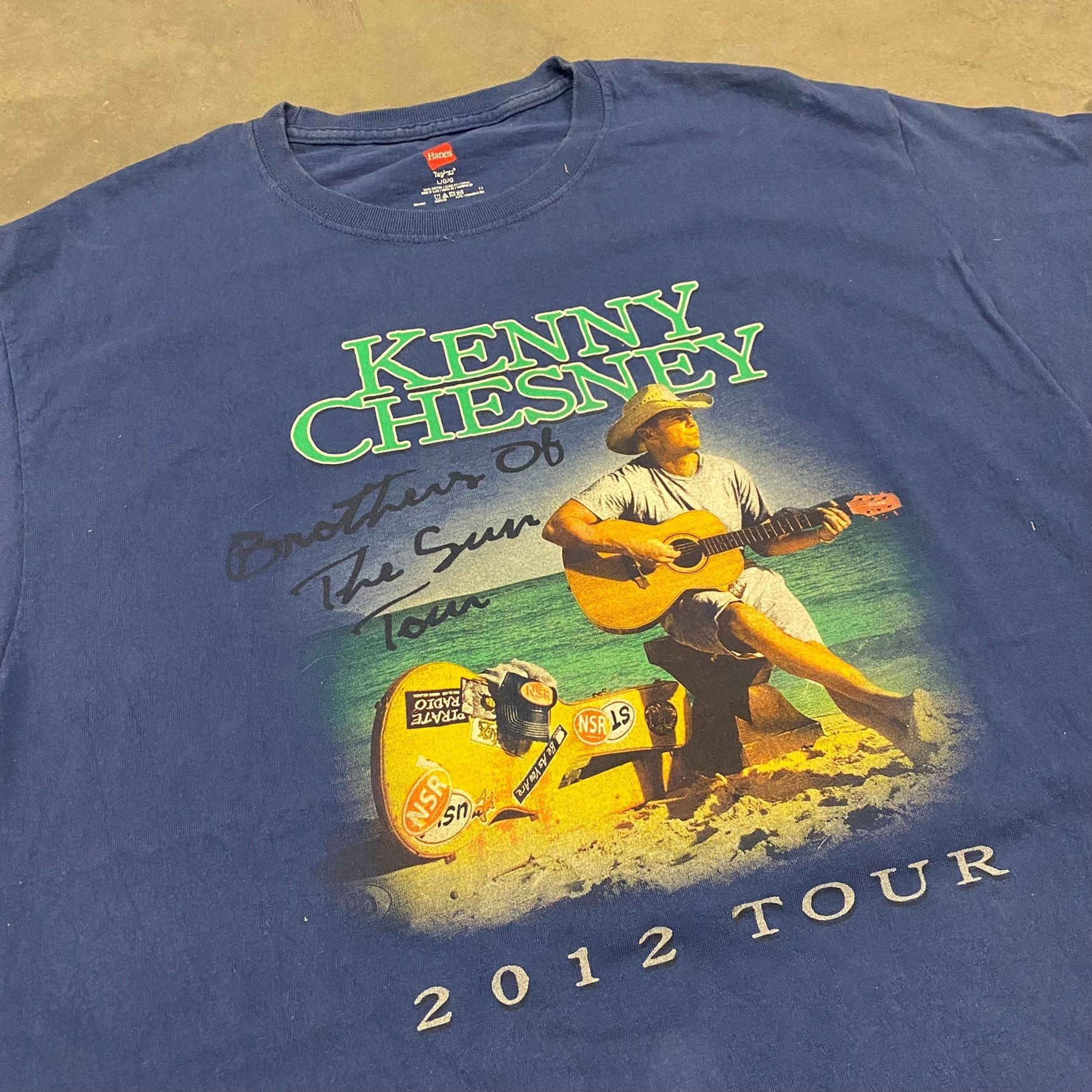 Hanes Kenny Chesney Vintage Country Music T-Shirt Size US L / EU 52-54 / 3 - 2 Thumbnail
