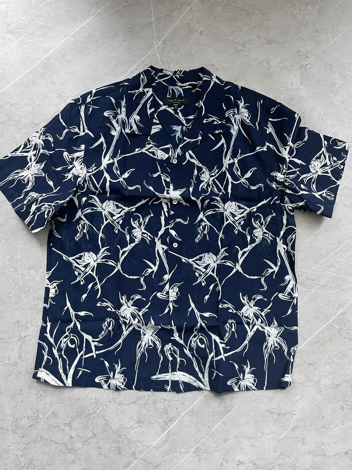 Rag & Bone UNWORN* Floral shirt XL Size US XL / EU 56 / 4 - 1 Thumbnail