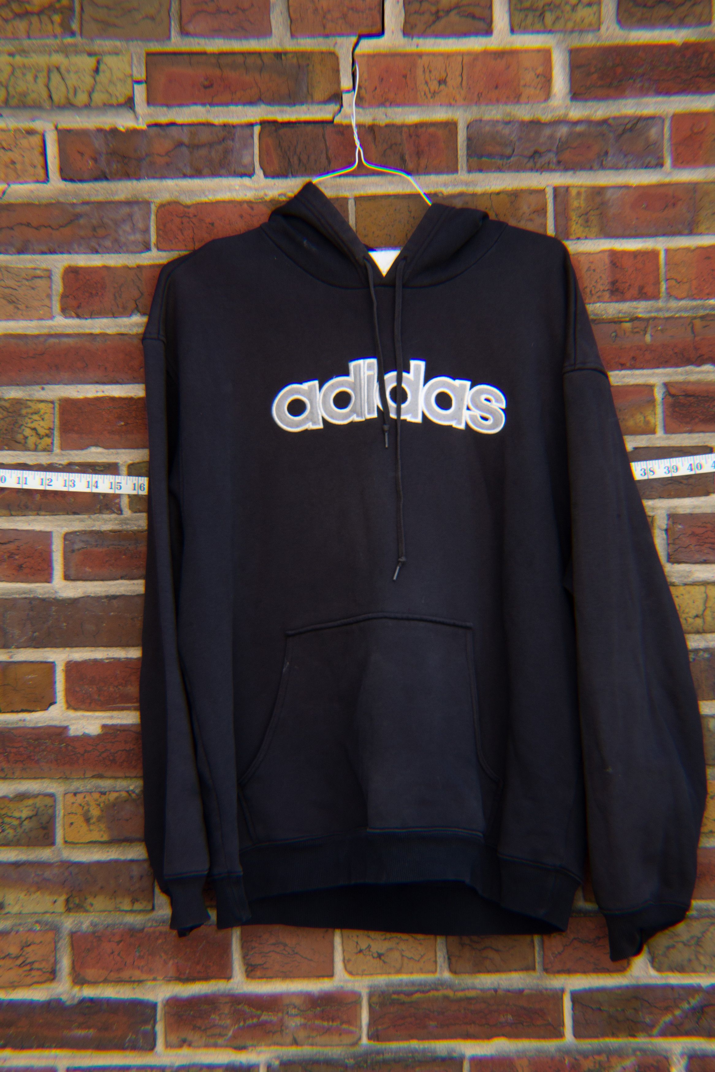 Adidas Vintage Adidas Black Hoodie Grailed
