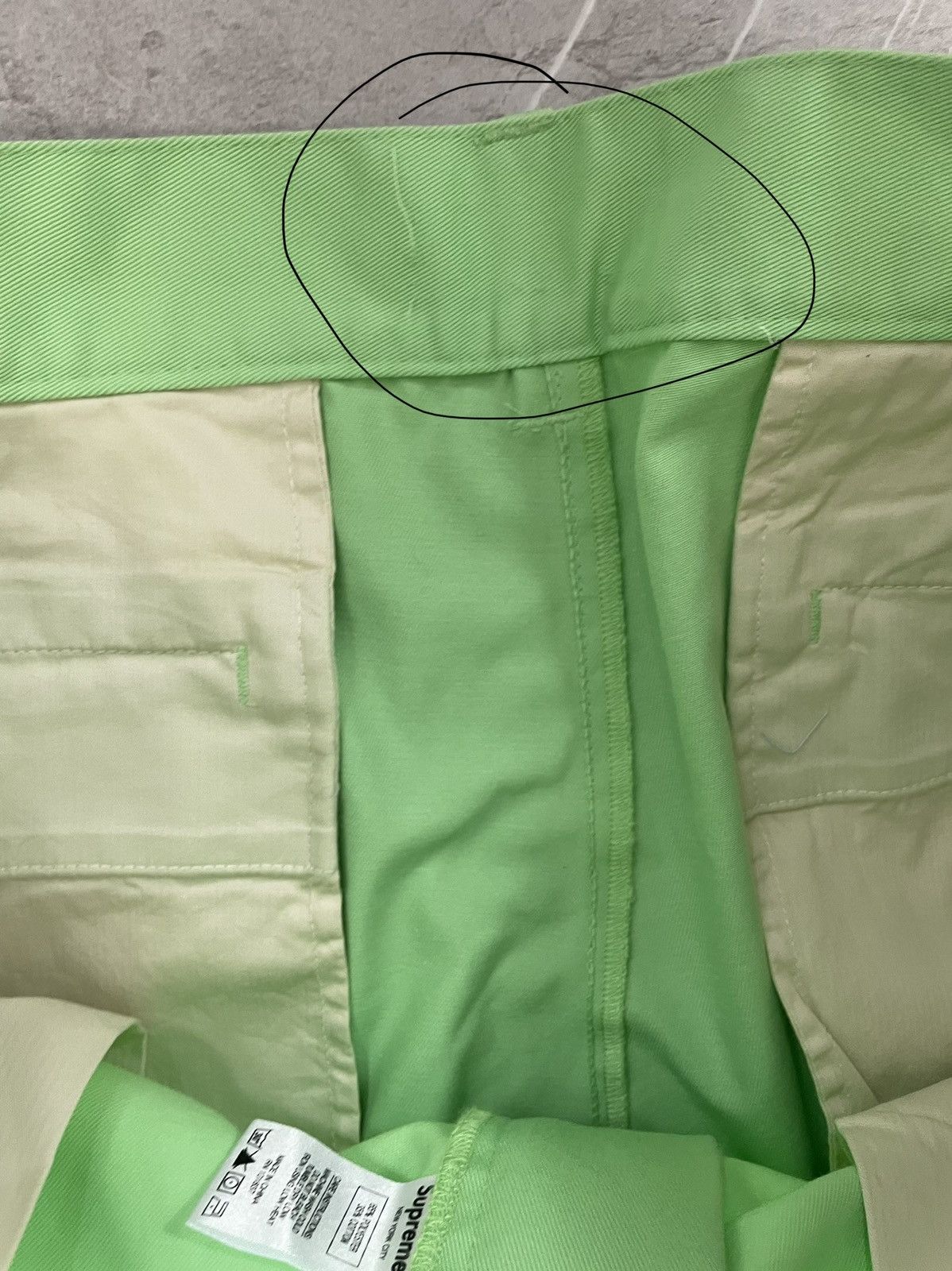 Supreme UNWORN* SUPREME Chinos mint 34 Size US 34 / EU 50 - 4 Thumbnail