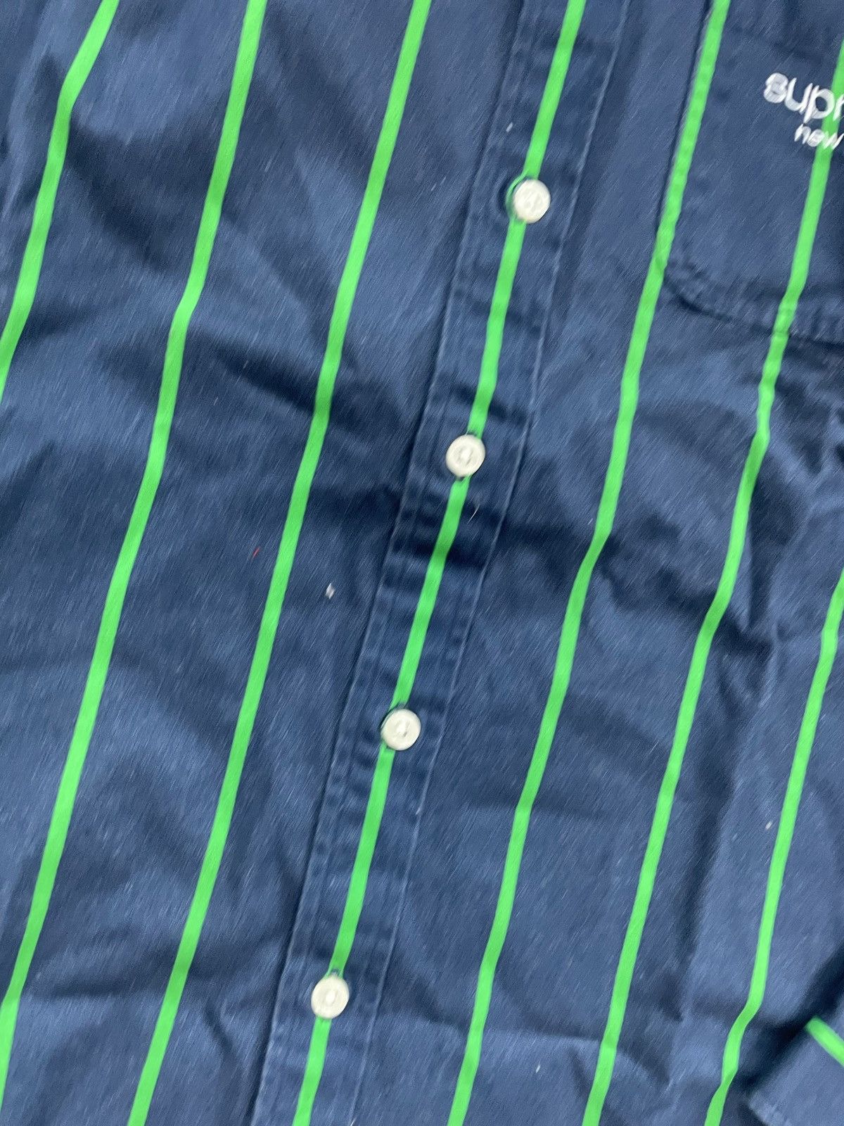 Supreme SUPREME Stripes shirt M Size US M / EU 48-50 / 2 - 3 Thumbnail