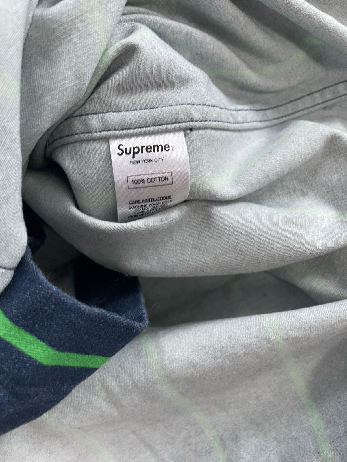 Supreme SUPREME Stripes shirt M Size US M / EU 48-50 / 2 - 7 Thumbnail