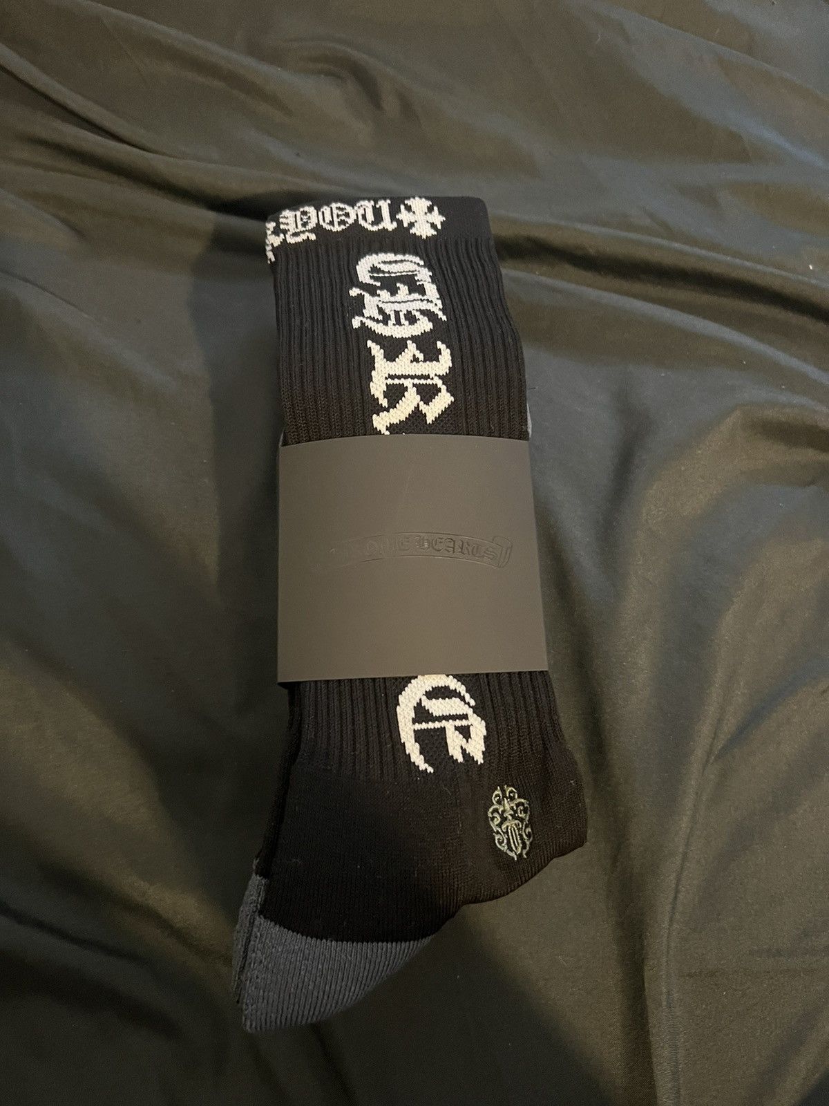 Chrome Hearts Chrome Hearts Script Socks 3Pack | Grailed