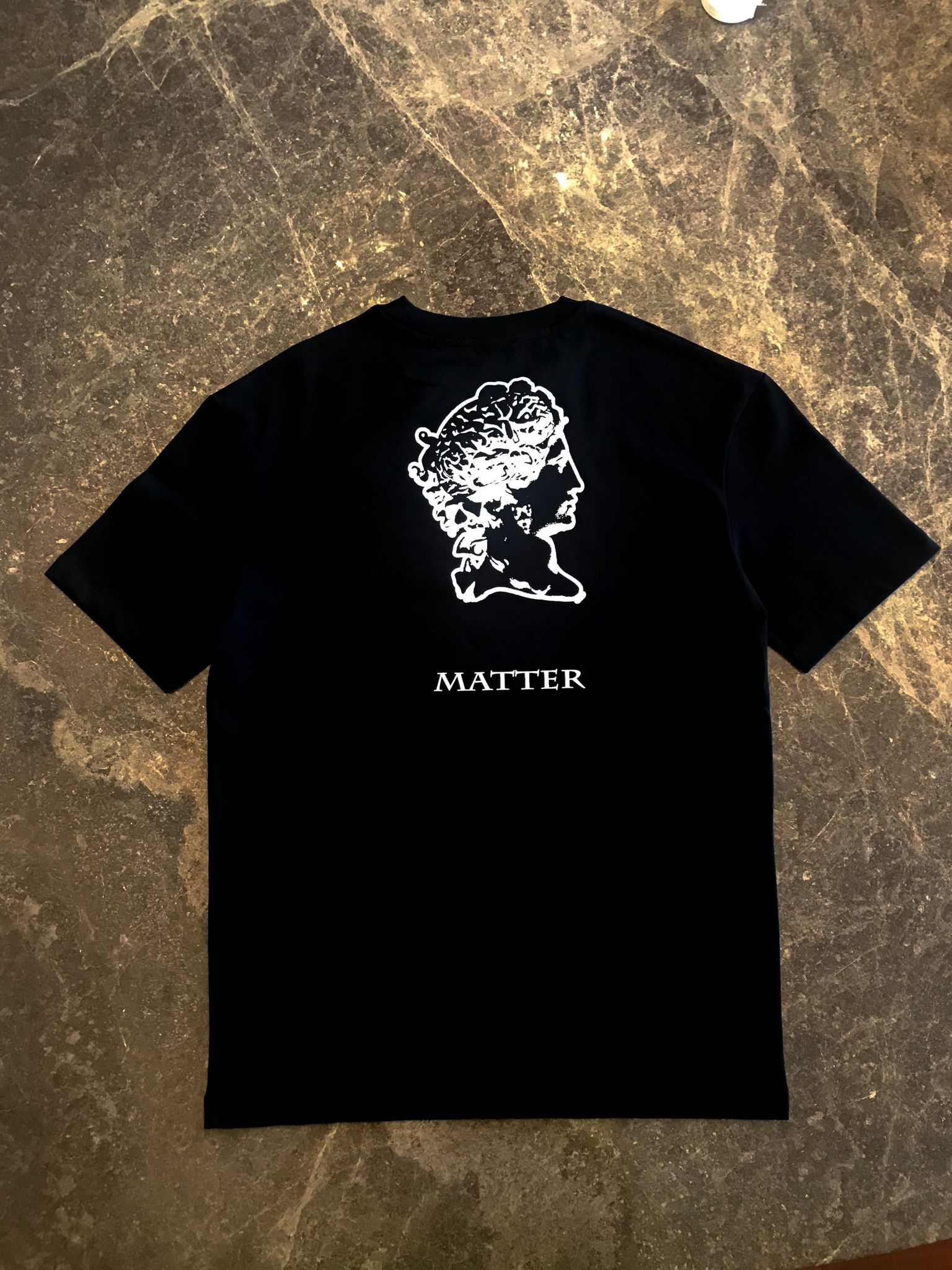 Alexander McQueen × MCQ McQ by Alexander McQueen Black Brain Matter T-Shirt Size US L / EU 52-54 / 3 - 4 Thumbnail