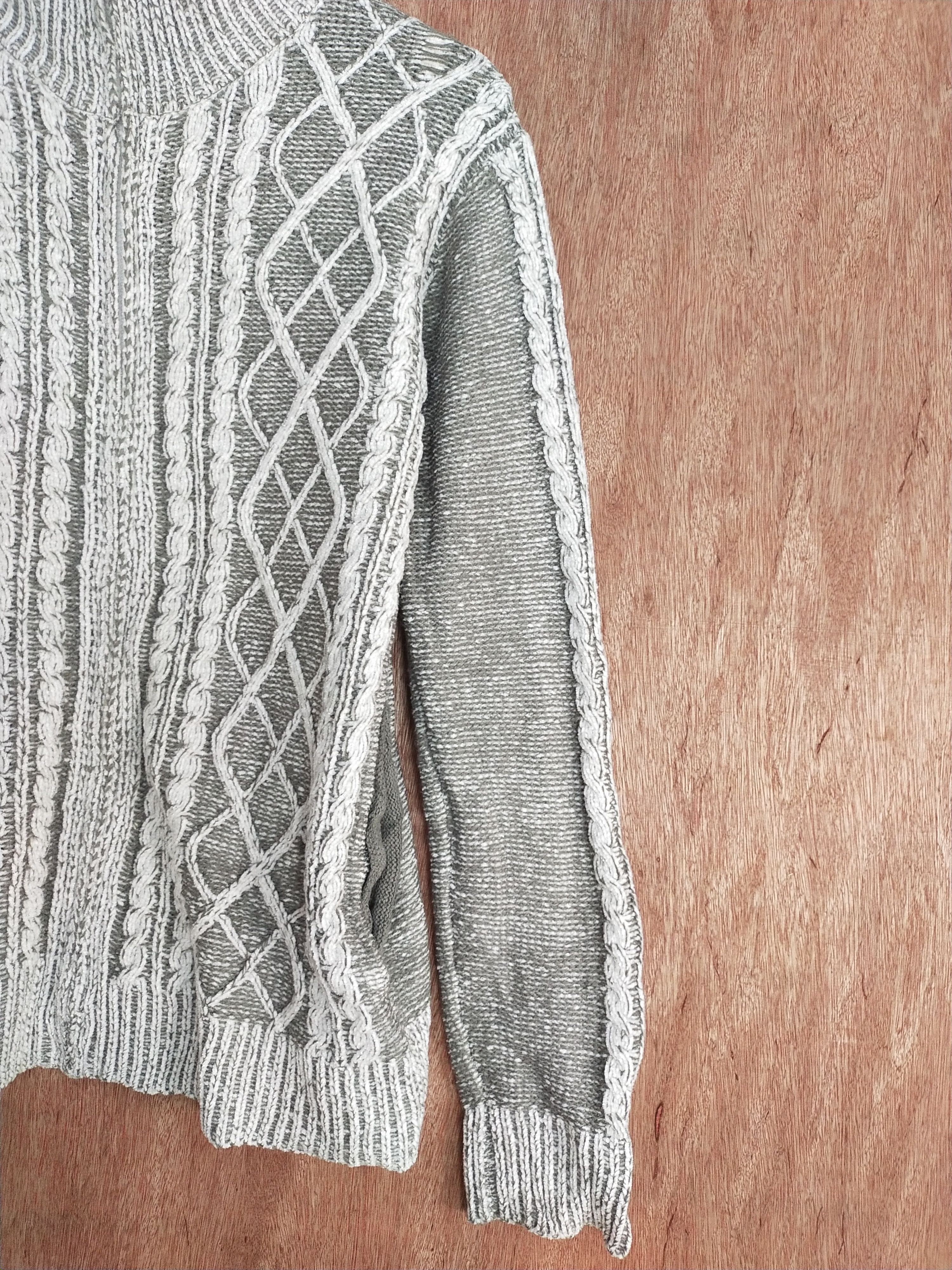 semanticdesign Semantic Design distressed ripped cable knitwear #H296 Size US S / EU 44-46 / 1 - 6 Thumbnail