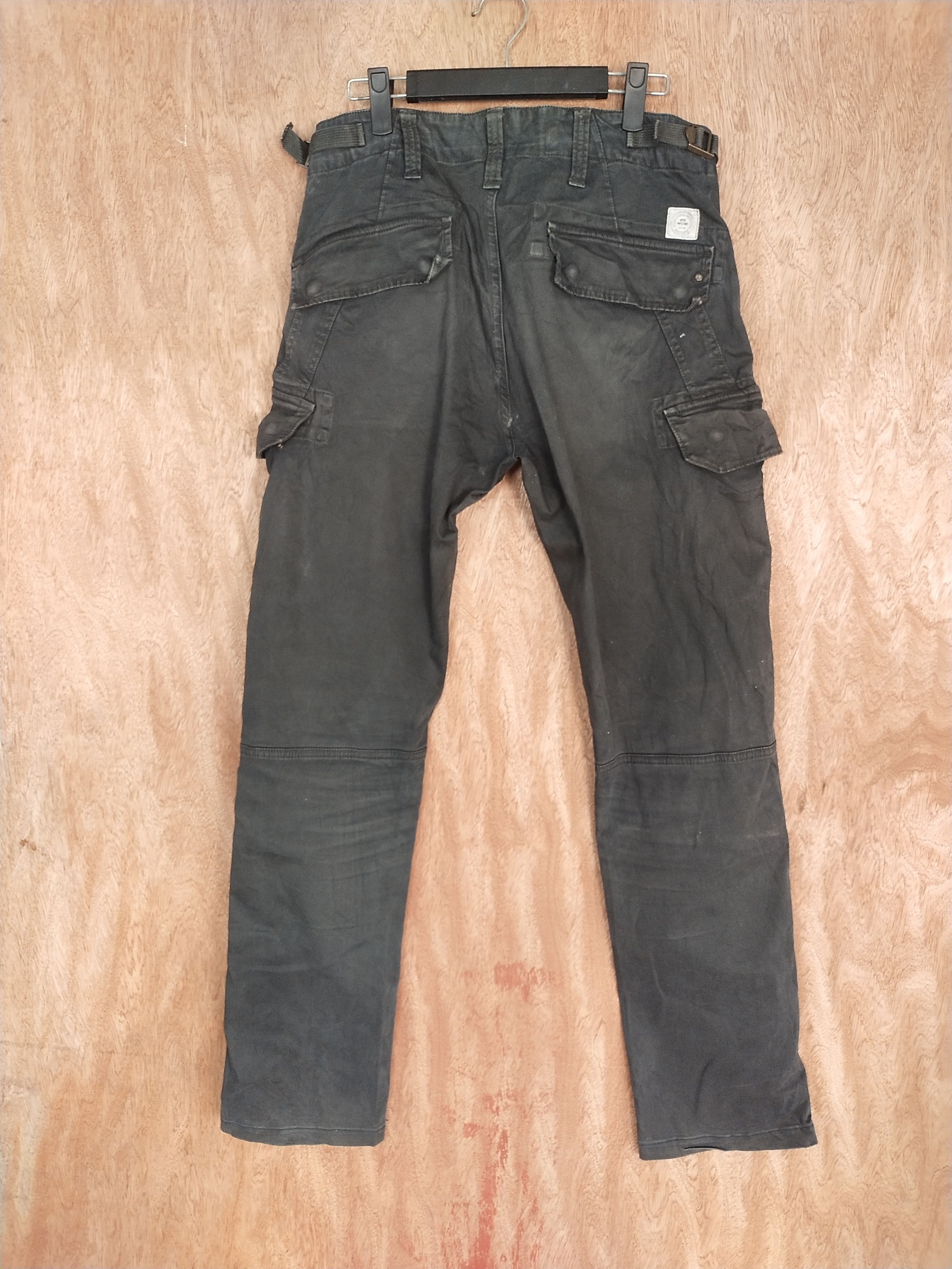 Japanese Brand Mason's black multipocket tactical cargo pants #H297 Size US 30 / EU 46 - 9 Thumbnail