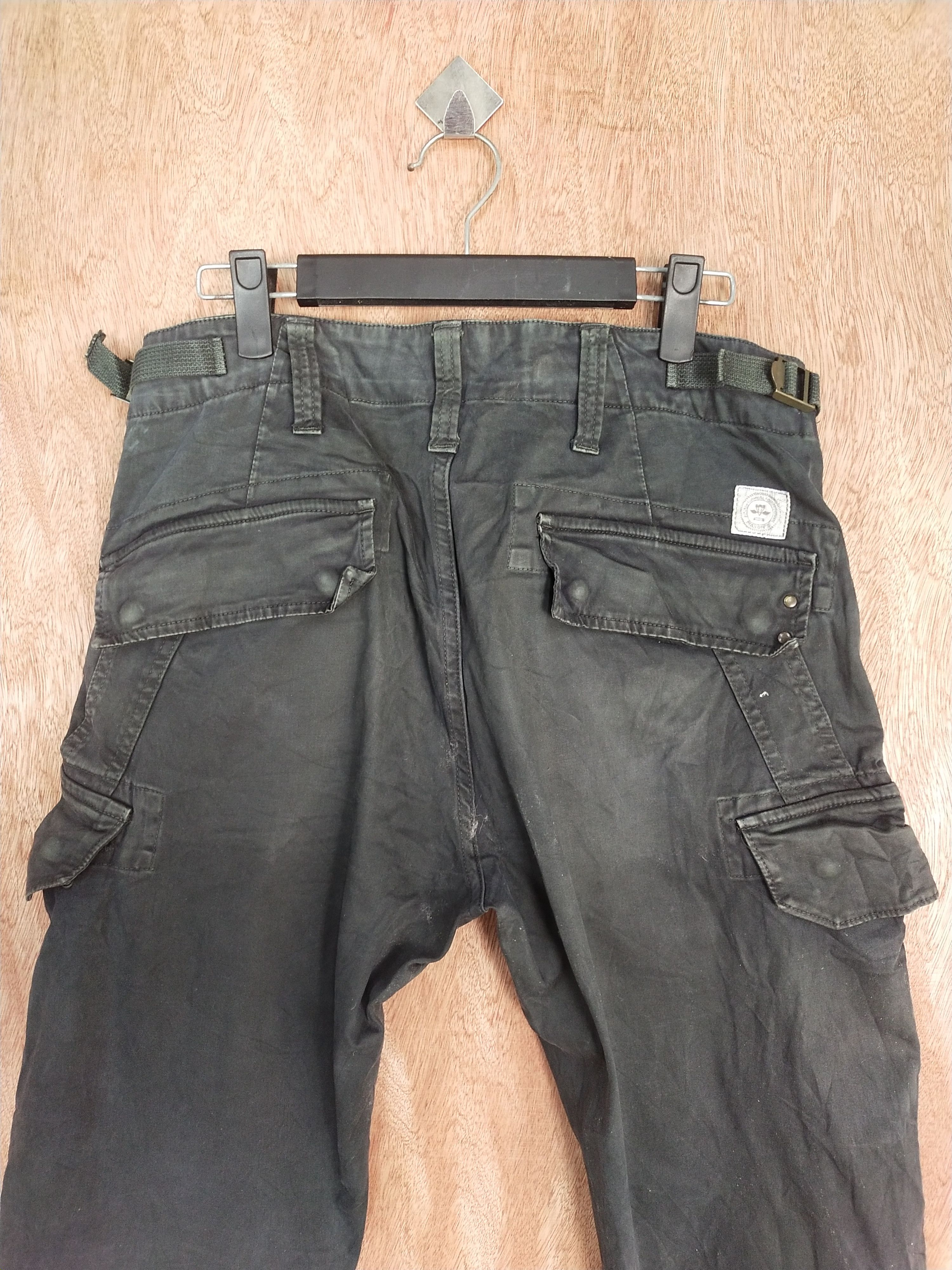 Japanese Brand Mason's black multipocket tactical cargo pants #H297 Size US 30 / EU 46 - 10 Thumbnail