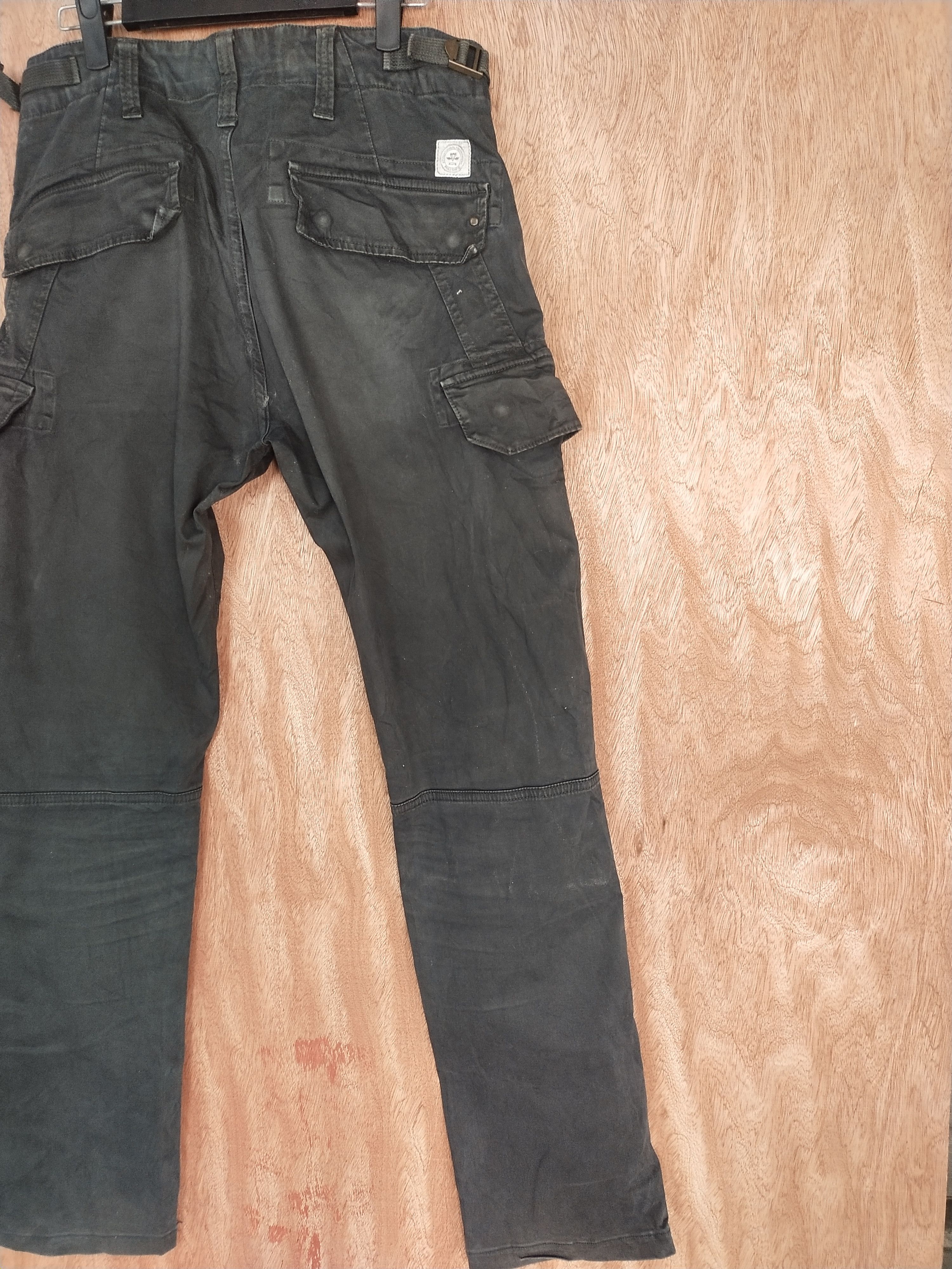 Japanese Brand Mason's black multipocket tactical cargo pants #H297 Size US 30 / EU 46 - 11 Thumbnail