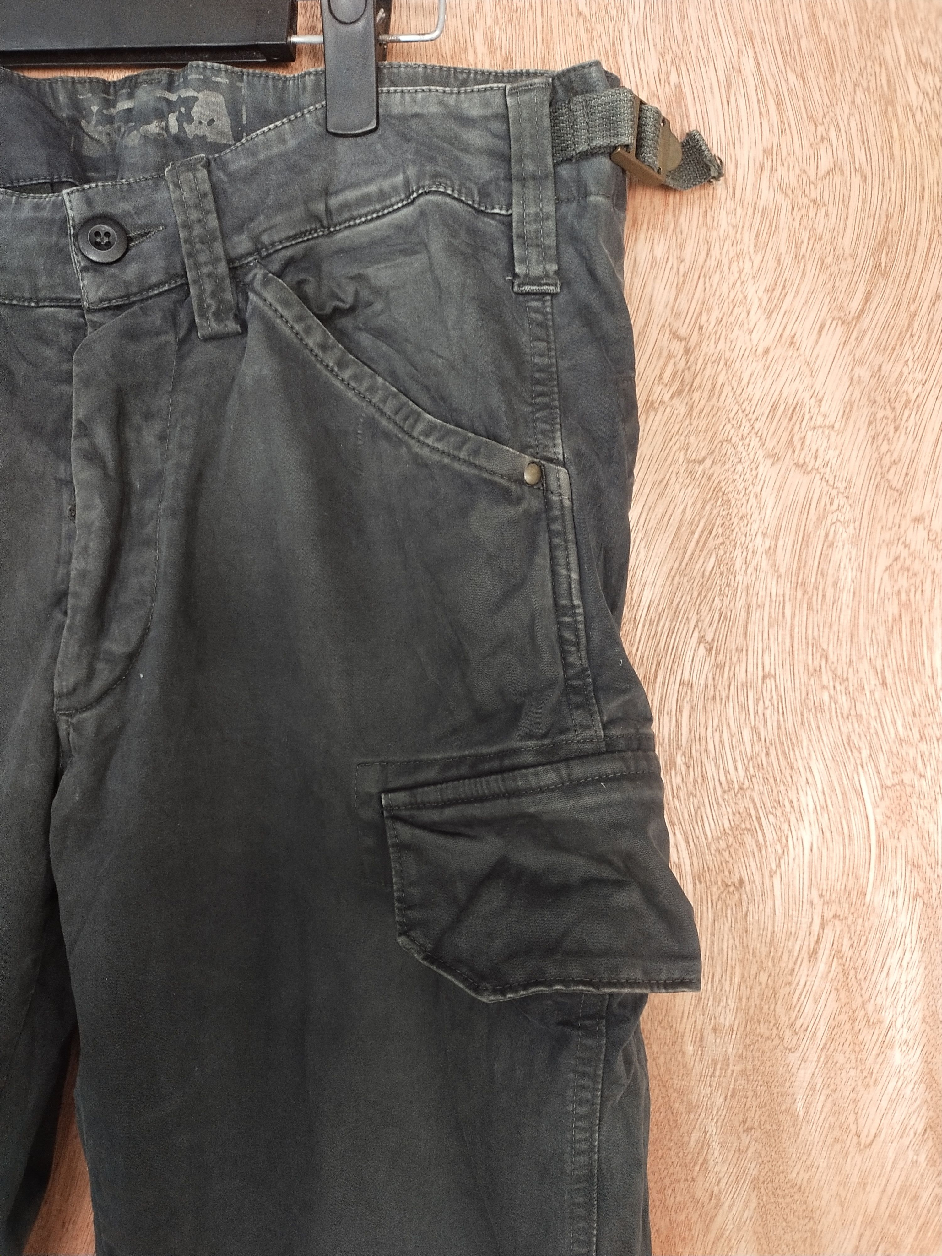 Japanese Brand Mason's black multipocket tactical cargo pants #H297 Size US 30 / EU 46 - 4 Thumbnail