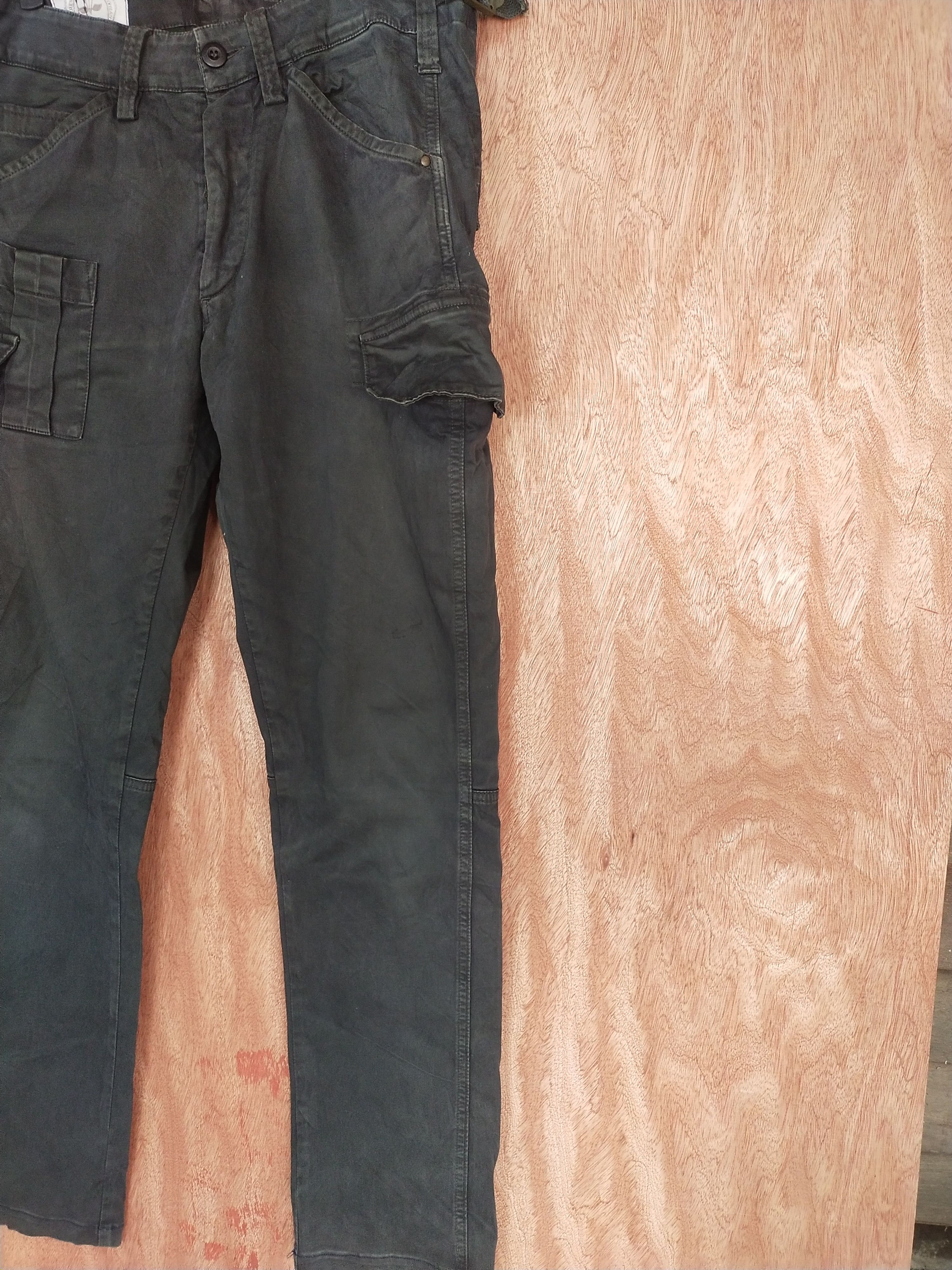 Japanese Brand Mason's black multipocket tactical cargo pants #H297 Size US 30 / EU 46 - 3 Thumbnail
