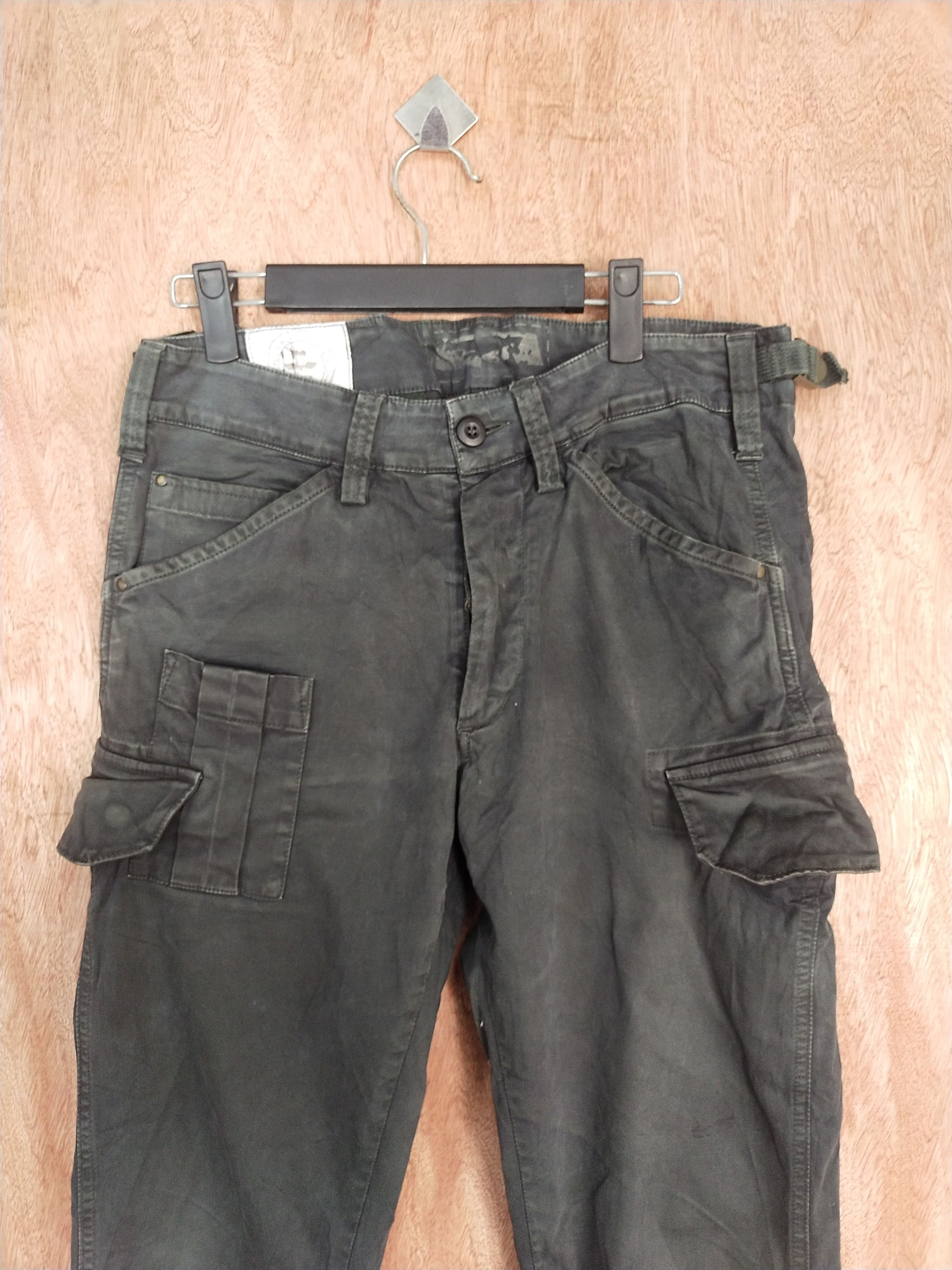 Japanese Brand Mason's black multipocket tactical cargo pants #H297 Size US 30 / EU 46 - 2 Thumbnail