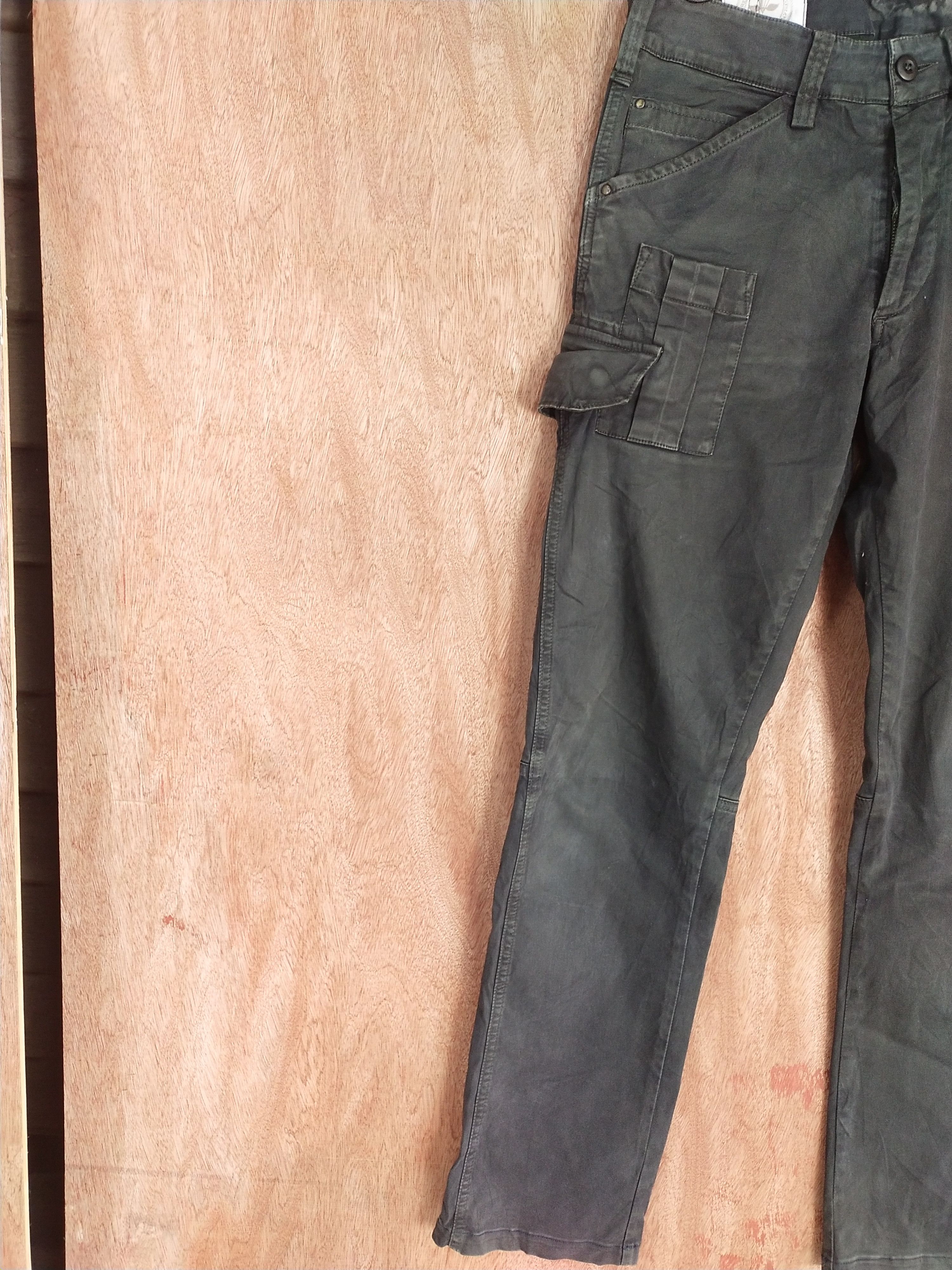 Japanese Brand Mason's black multipocket tactical cargo pants #H297 Size US 30 / EU 46 - 5 Thumbnail
