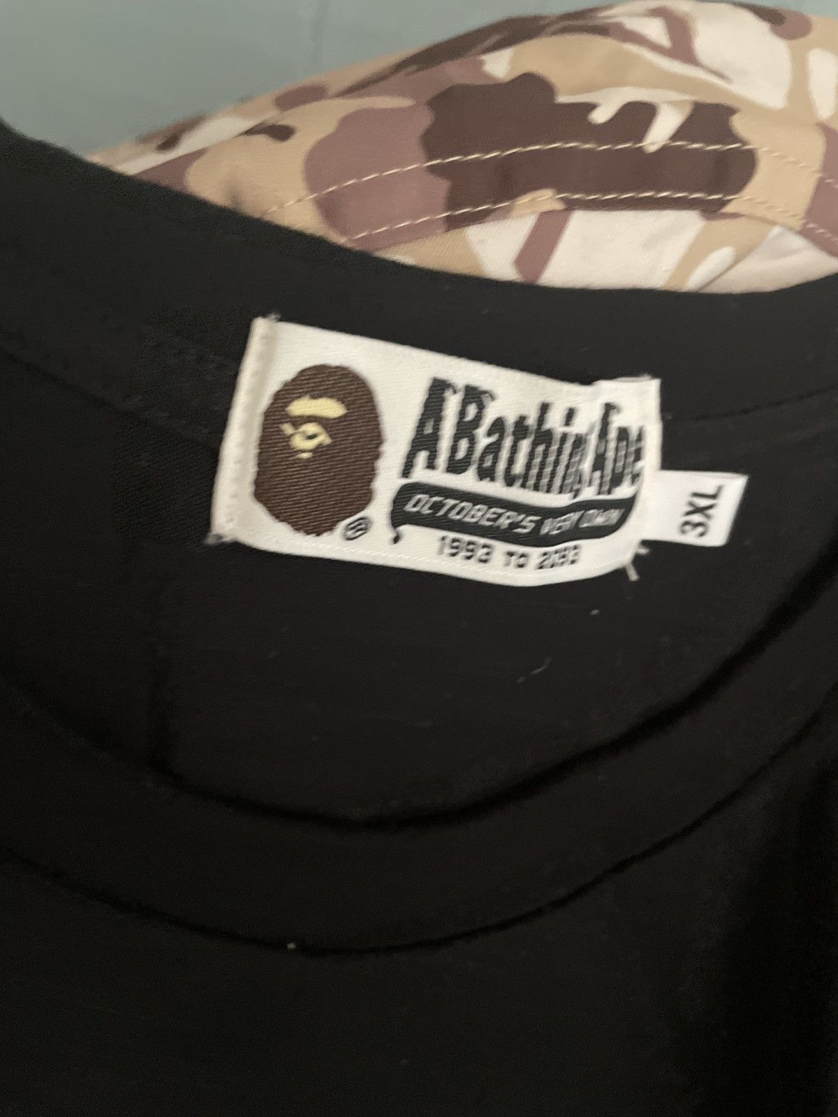 Bape × October's Very Own Bape x OVO Ape Head Tee Size US XXL / EU 58 / 5 - 5 Thumbnail