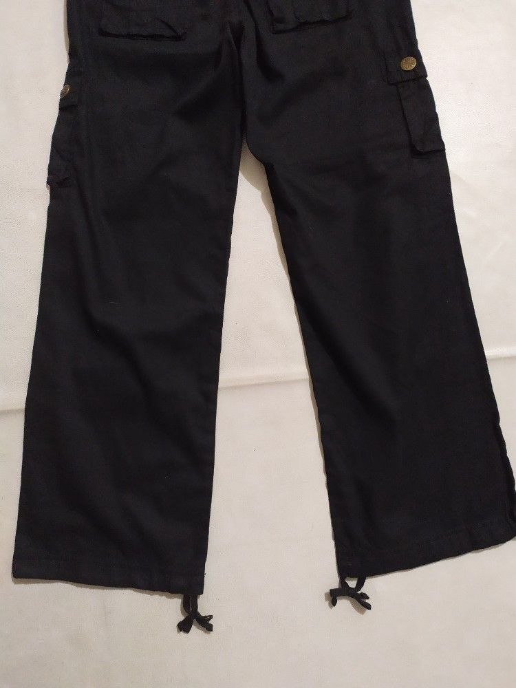Japanese Brand 🔥Unknown Black Cargo Japanese Multipocket Tactical Pants Size US 29 - 8 Thumbnail