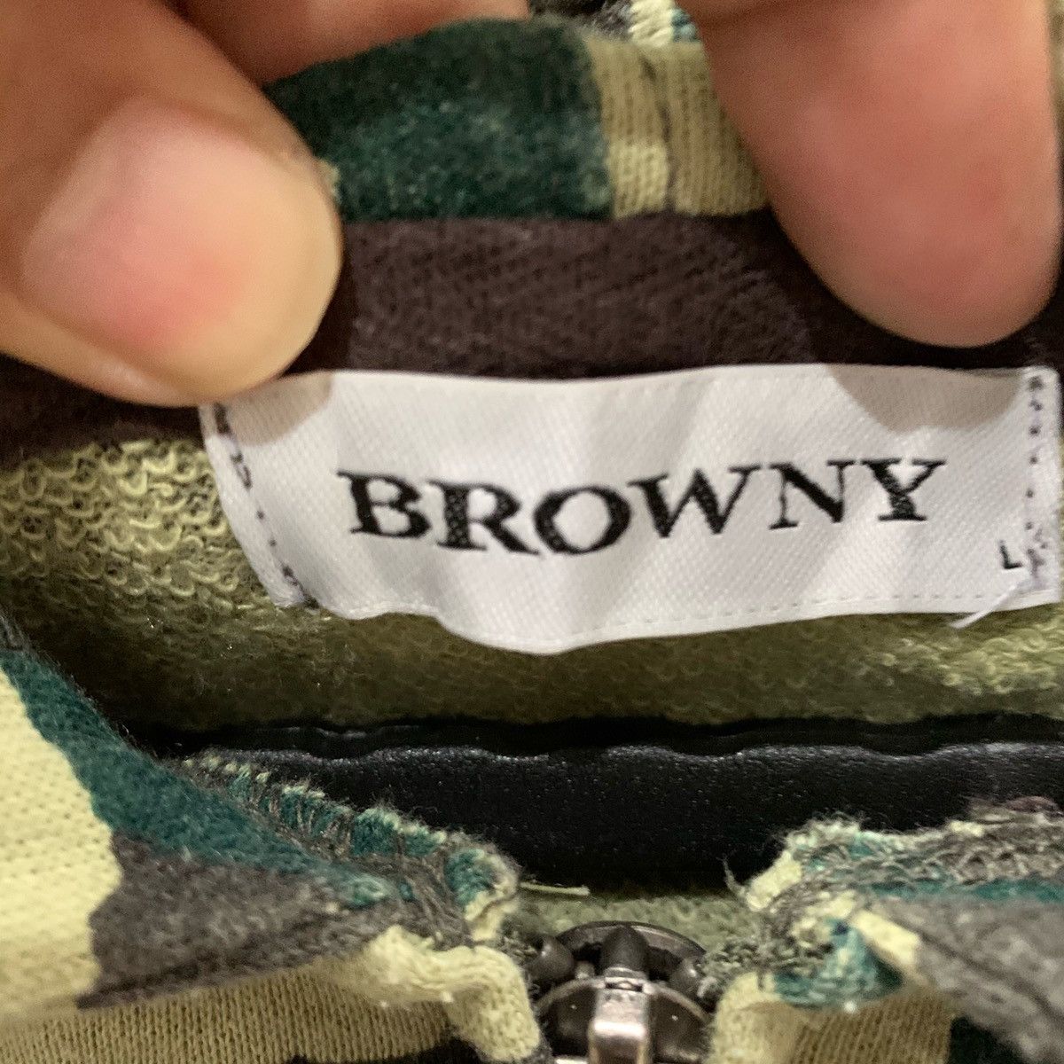 Japanese Brand × Vintage BROWNY CAMO Hoodie Size L Fit M Size US M / EU 48-50 / 2 - 4 Thumbnail