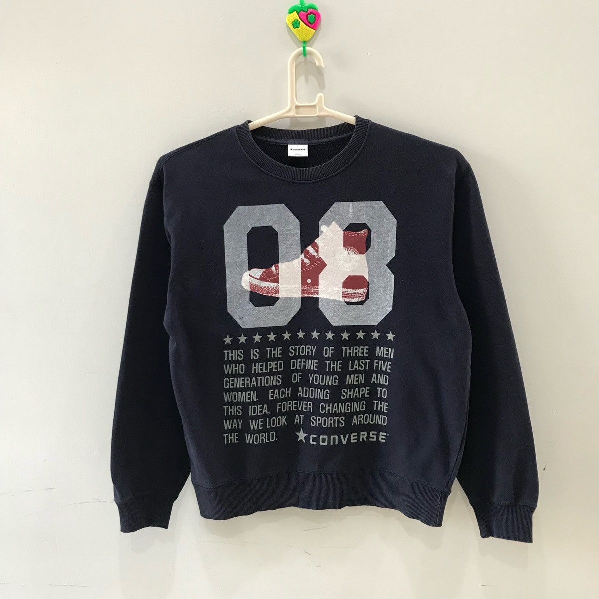 Converse × Japanese Brand CONVERSE Sweatshirts Big Spellout and Logo Size L Size US L / EU 52-54 / 3 - 1 Thumbnail