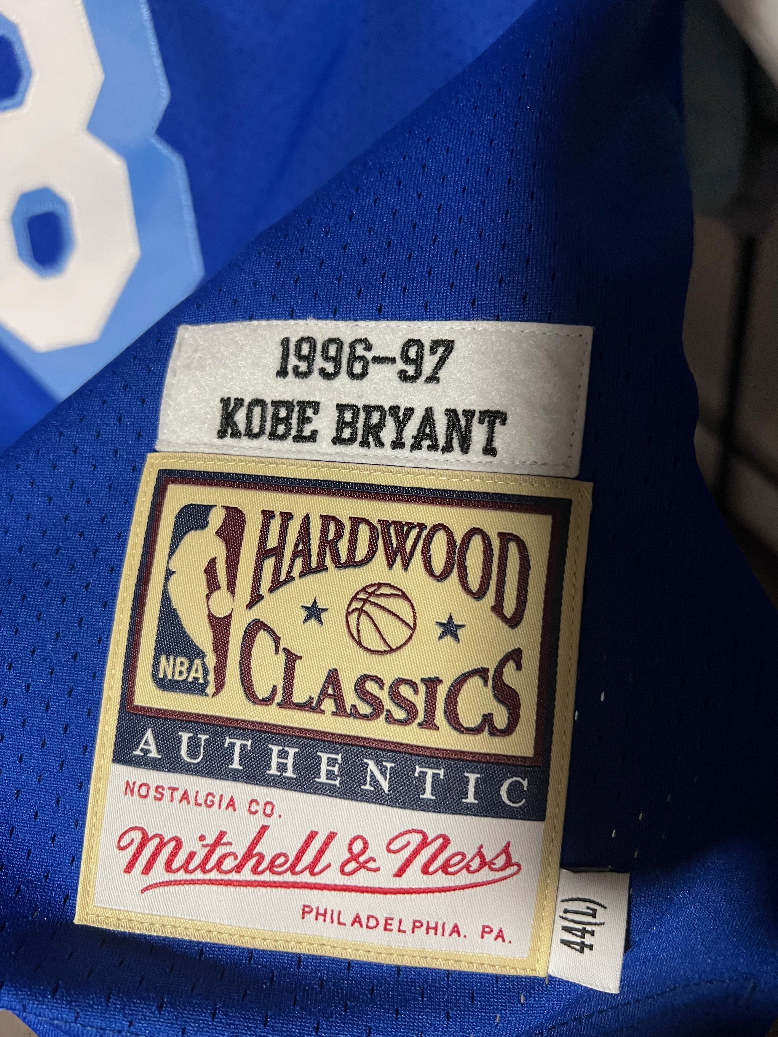 mitchell and ness kobe hall of fame