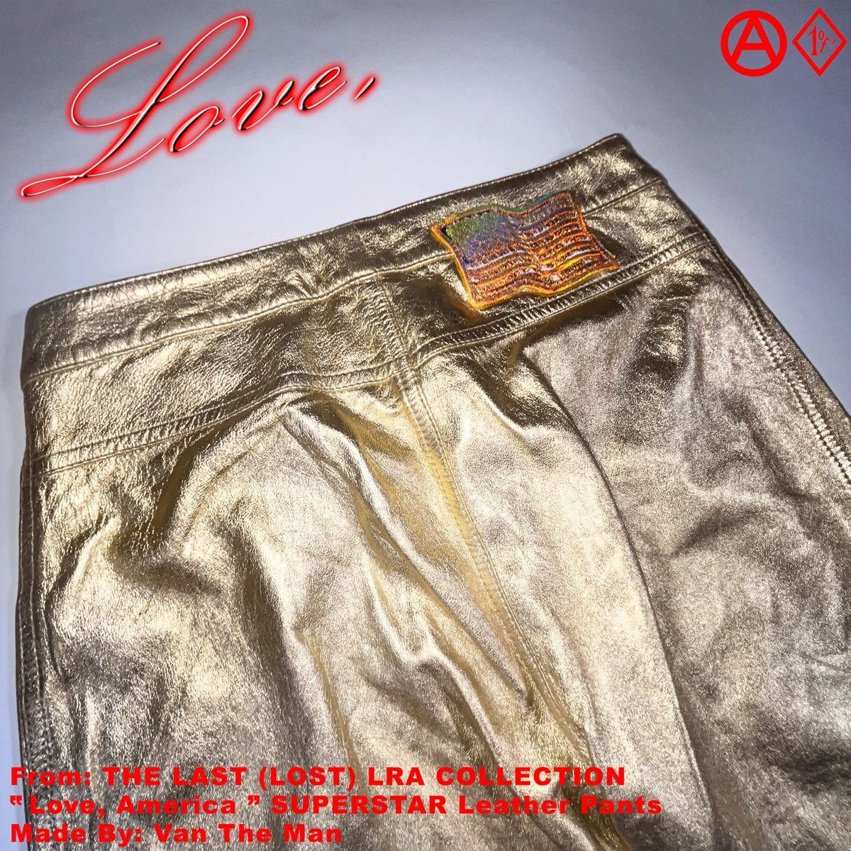 LaRopa × Vintage 1/1 LaRopaMerica SUPERSTAR Leather Pants Size US 29 - 5 Thumbnail