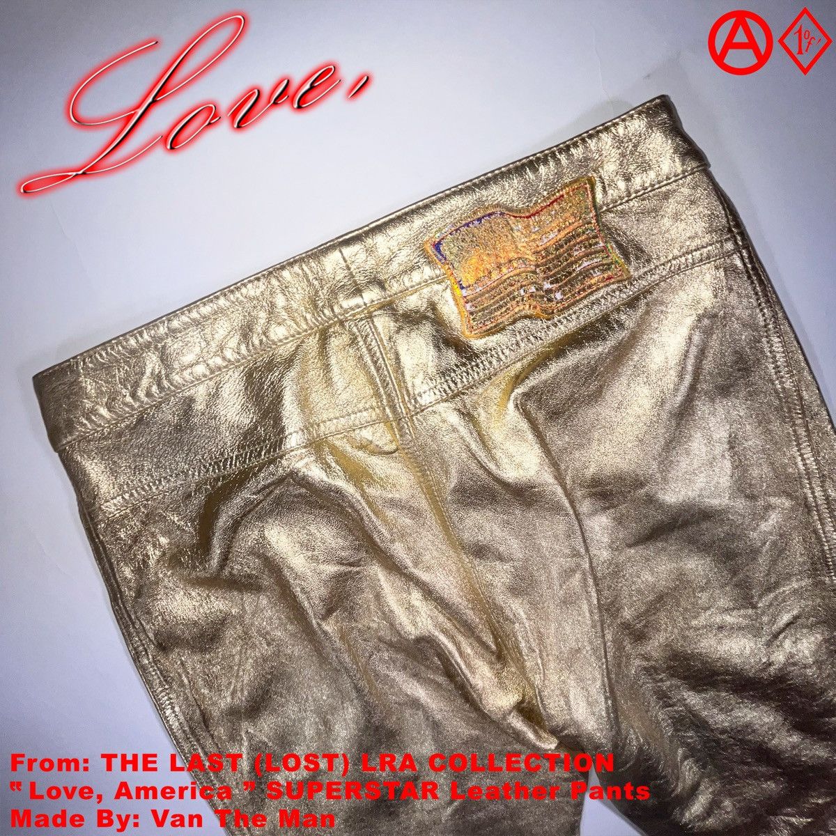 LaRopa × Vintage 1/1 LaRopaMerica SUPERSTAR Leather Pants Size US 29 - 4 Thumbnail