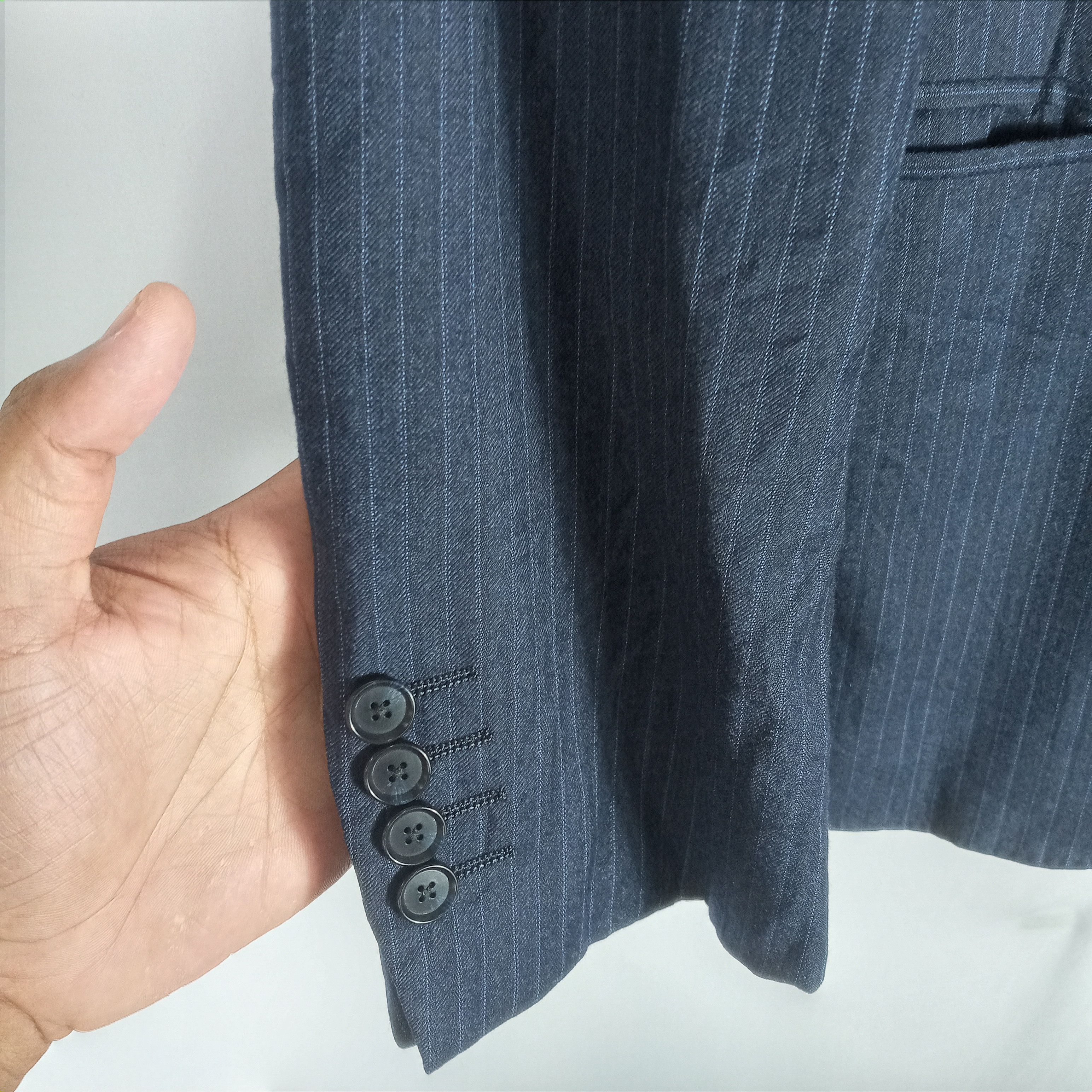 Beams Plus × Japanese Brand × Vintage Vintage Japanese Brand Beams Heart Stripes Formal Blazer Size 40R - 4 Thumbnail