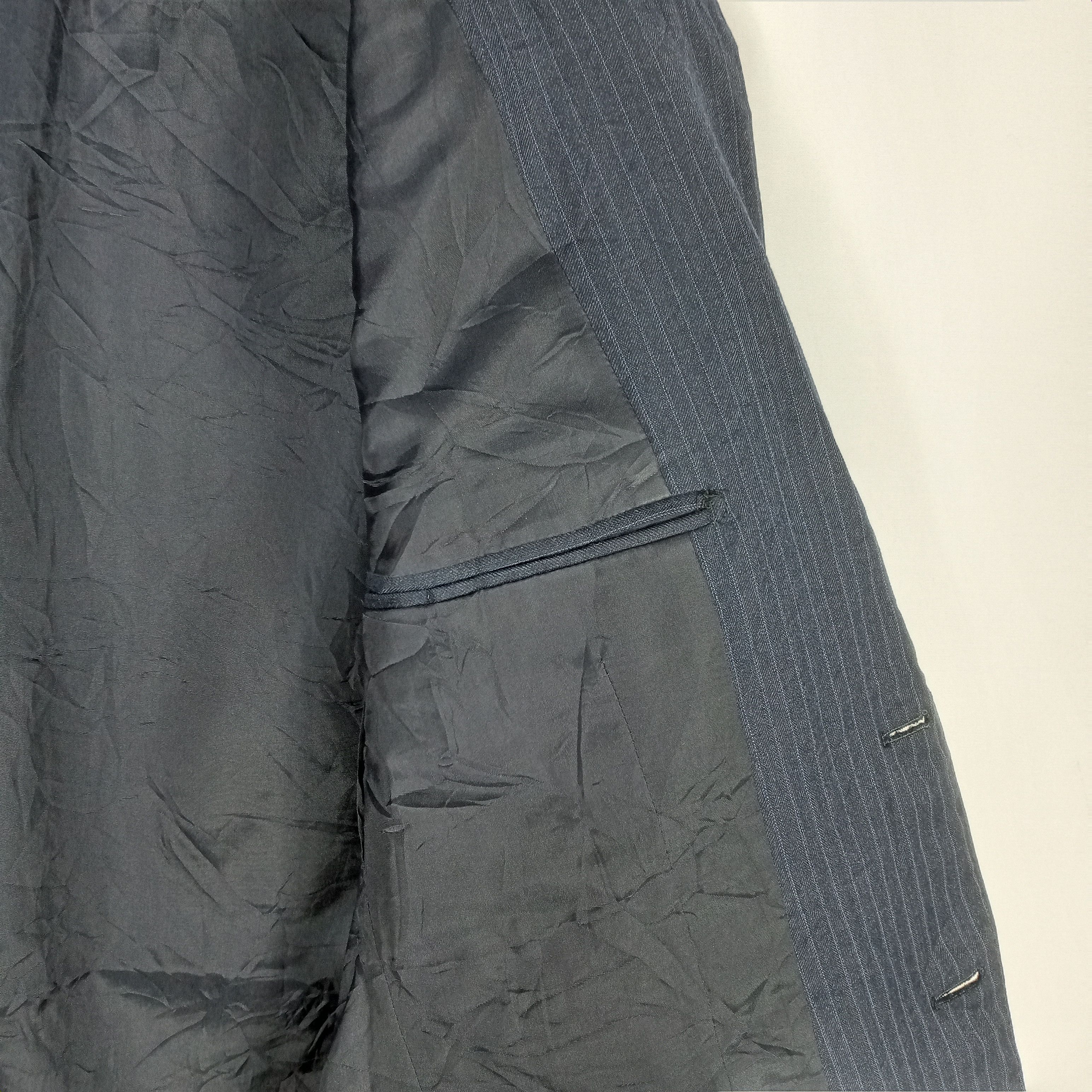Beams Plus × Japanese Brand × Vintage Vintage Japanese Brand Beams Heart Stripes Formal Blazer Size 40R - 11 Thumbnail
