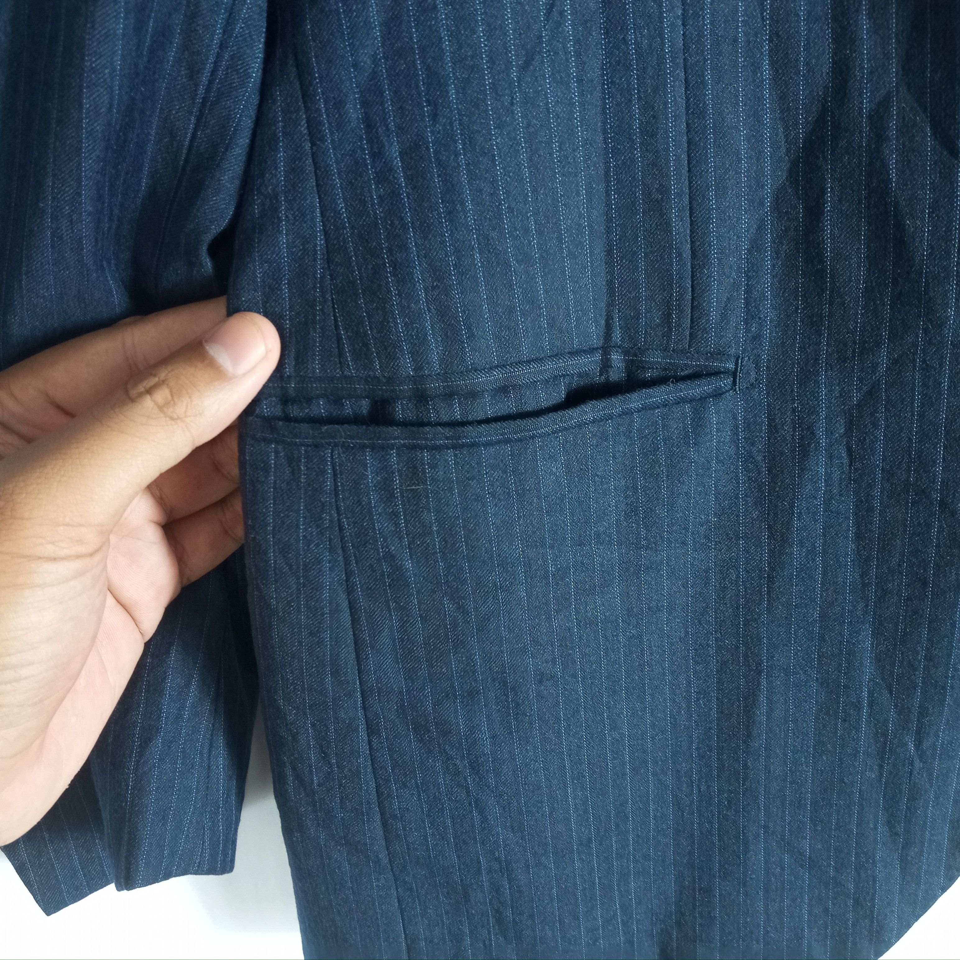 Beams Plus × Japanese Brand × Vintage Vintage Japanese Brand Beams Heart Stripes Formal Blazer Size 40R - 6 Thumbnail