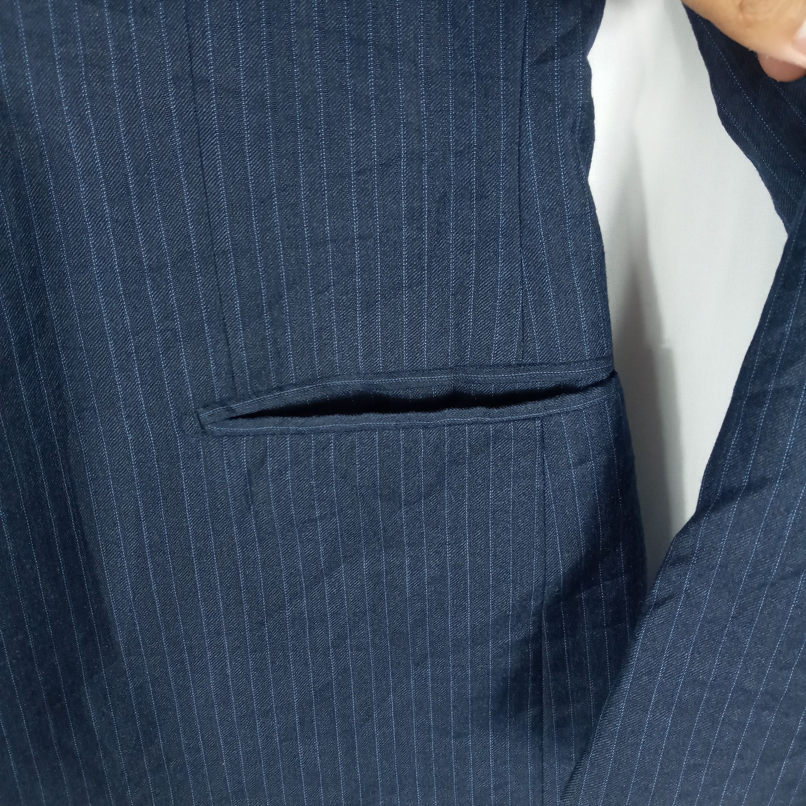 Beams Plus × Japanese Brand × Vintage Vintage Japanese Brand Beams Heart Stripes Formal Blazer Size 40R - 7 Thumbnail