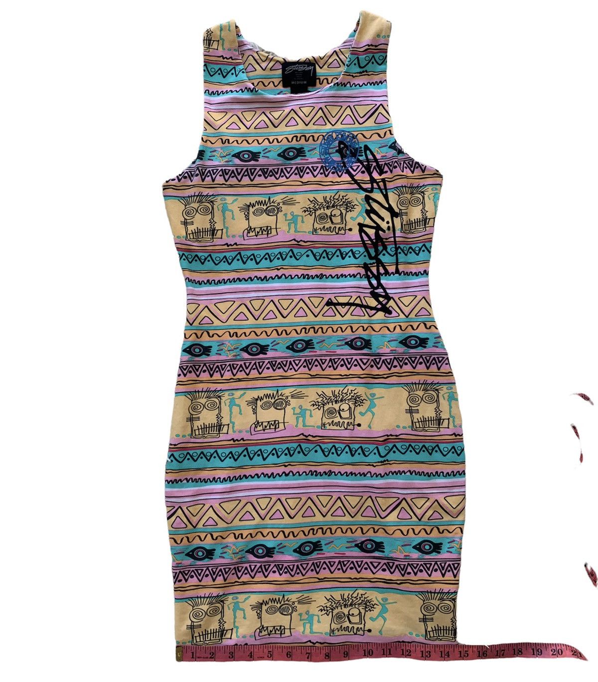 Stussy Stussy Muticolor Sleeveless Beach Dress Size M / US 6-8 / IT 42-44 - 9 Thumbnail