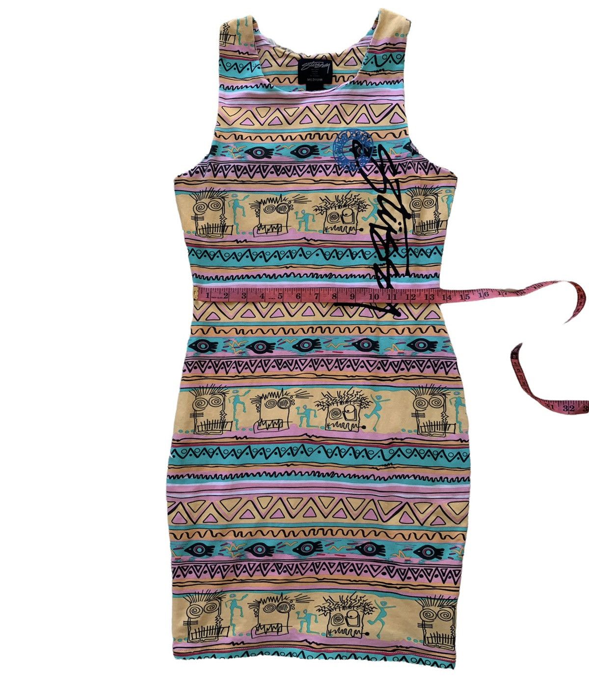 Stussy Stussy Muticolor Sleeveless Beach Dress Size M / US 6-8 / IT 42-44 - 8 Thumbnail