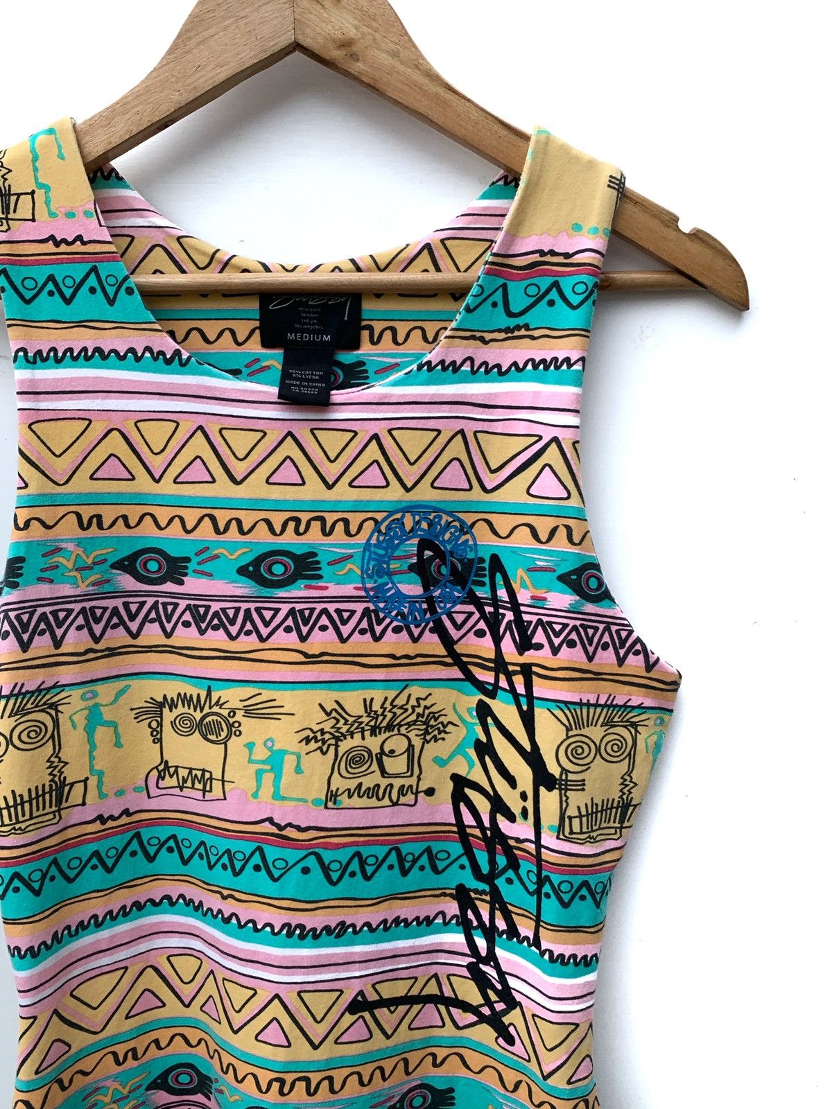 Stussy Stussy Muticolor Sleeveless Beach Dress Size M / US 6-8 / IT 42-44 - 4 Thumbnail